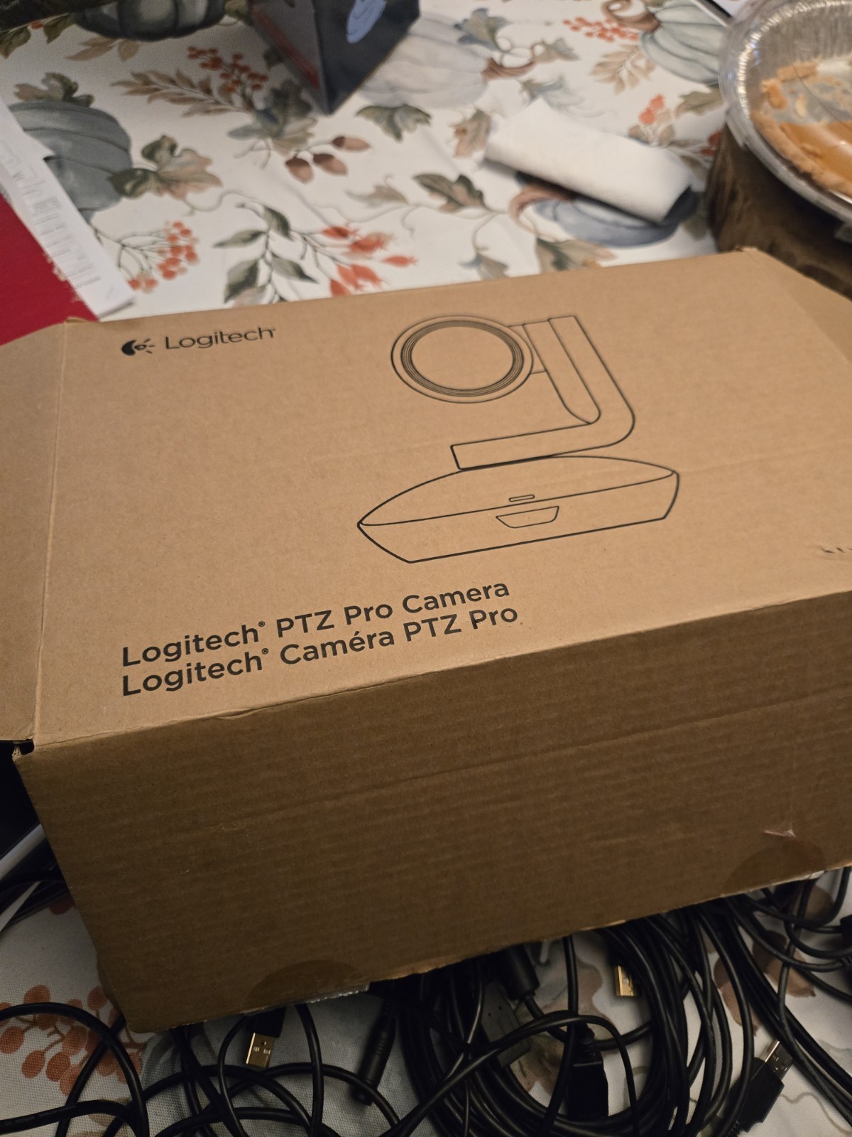 Logitech PTZ Pro Video Conferencing Camera w accessories