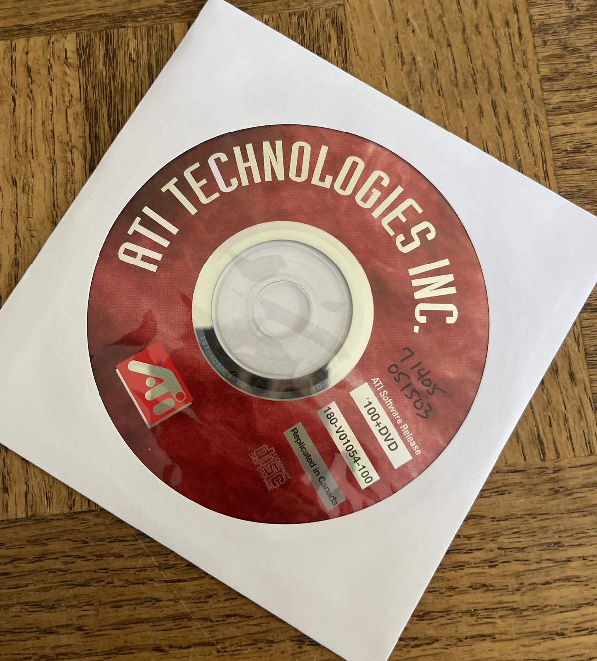 ATI Technologies Inc PC CD Rom Software