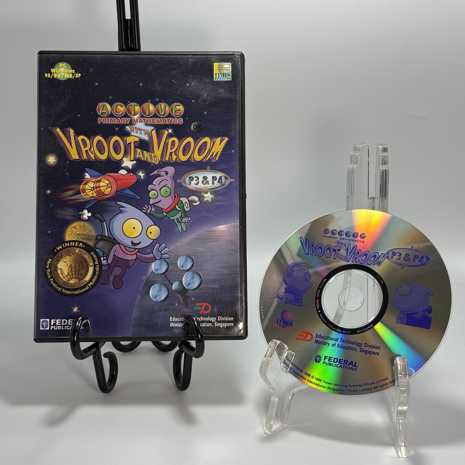 Vroot and Vroom P3 & P4 PC CD-ROM - Active Primary Mathematics - Singapore MOE