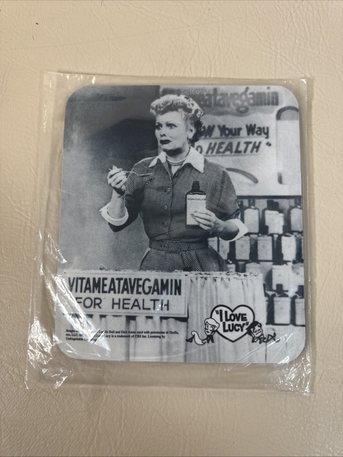 Computer Mouse Pad “I Love Lucy” Sealed