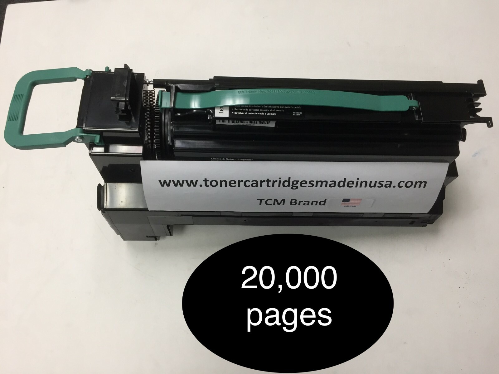 Lexmark C792 Black Alternative TCM USA Toner. Yields up to 20,000.  Made in USA