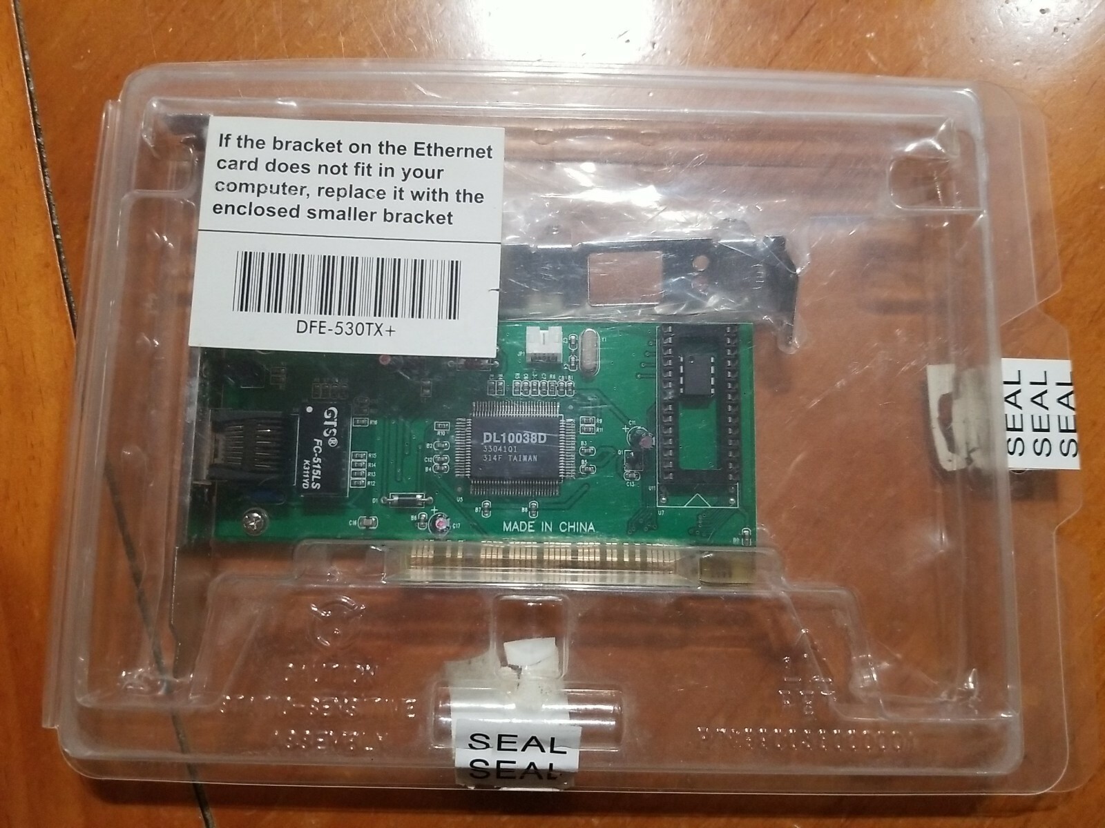 NEW D-Link PCI Ethernet Network LAN Card 10/100Mbps DFE-530TX+ Rev. E1 DL10038D