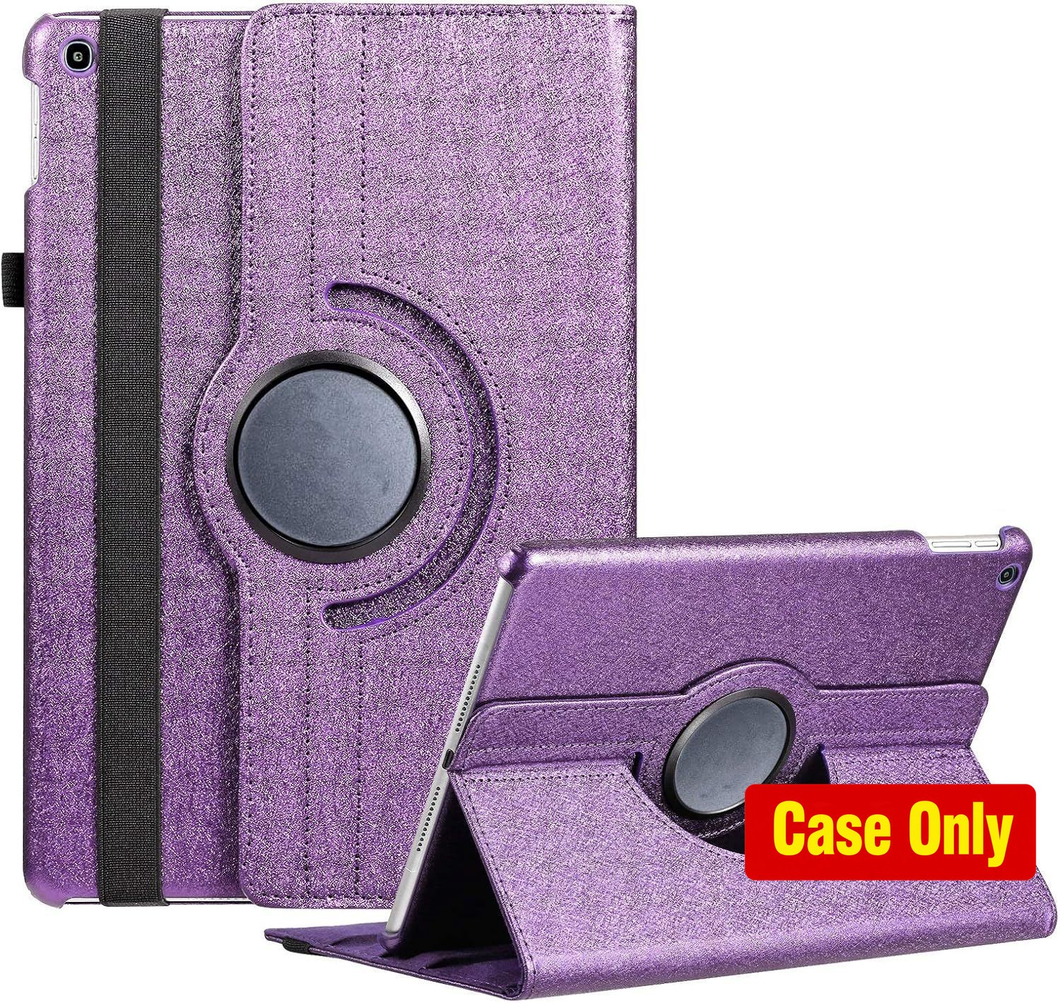 360 Degree Rotating Smart Case for Samsung Galaxy Tab A 10.1 2019, Purple