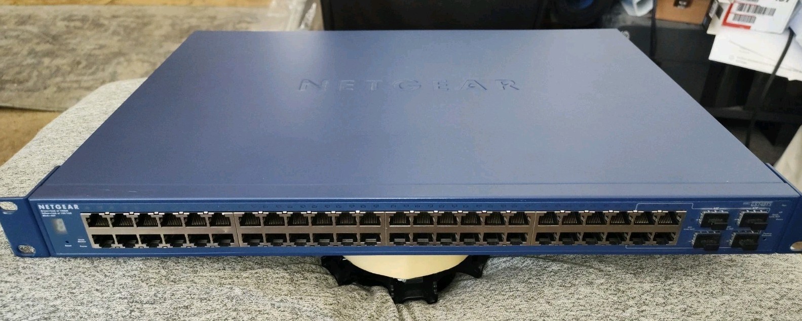 NetGear  ProSafe (GS748TS) 48-Port External stackable Smart Switch (Read Des.)