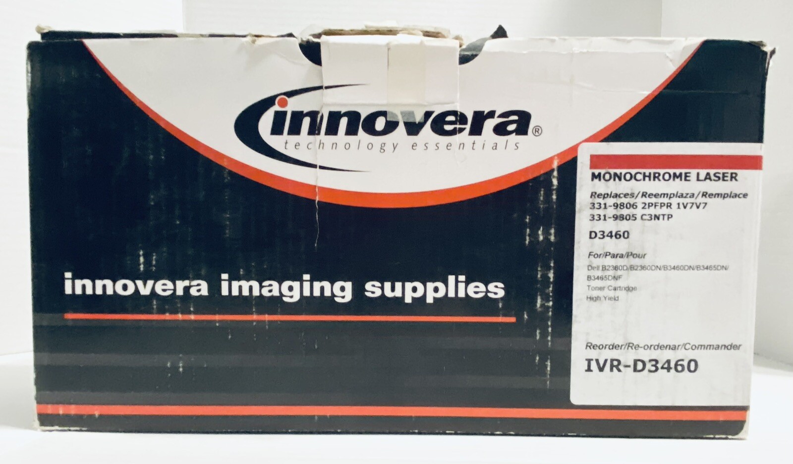 NEW Innovera Black Toner Replacement for Dell B3460 IVR-D3460 High-Yield