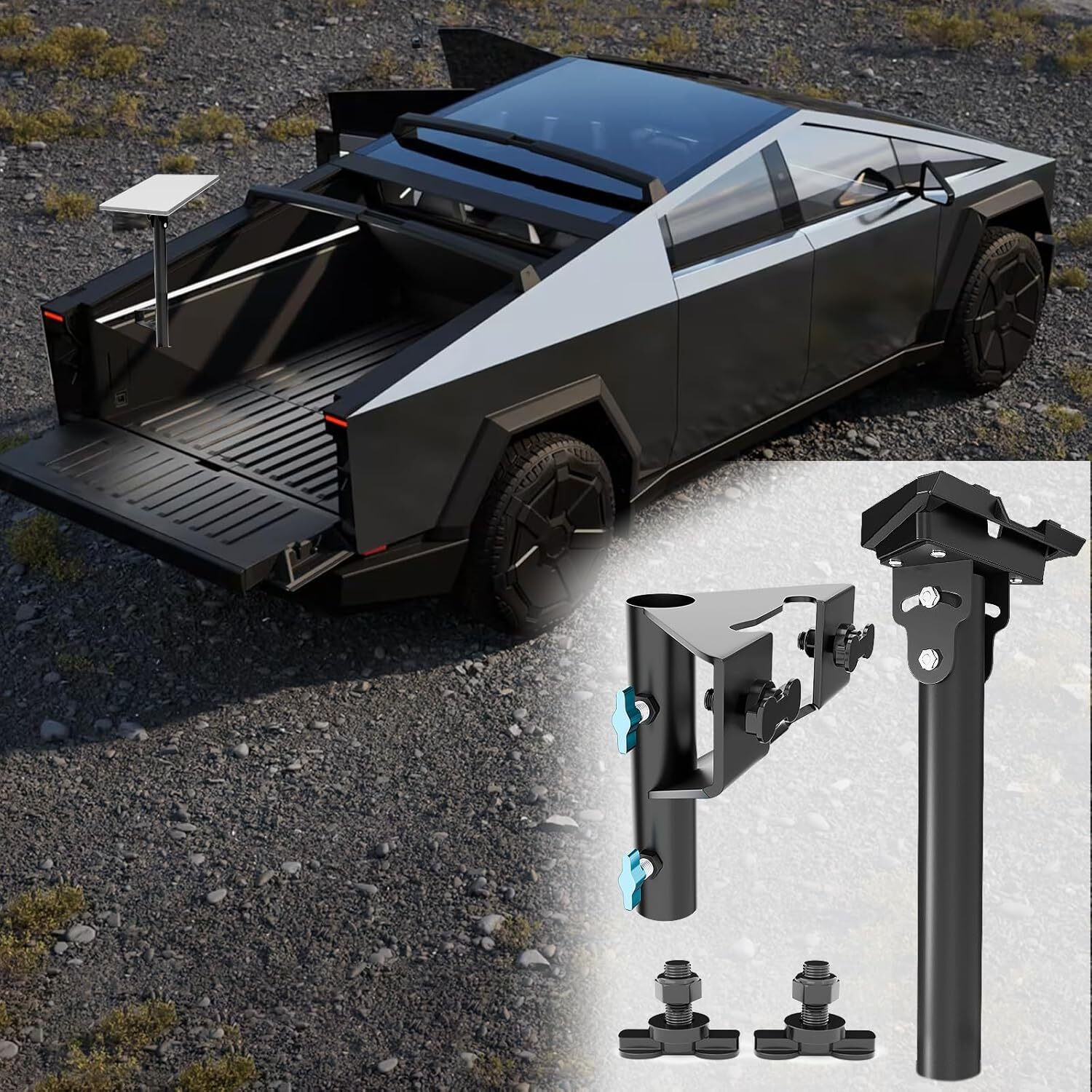 Starlink Mini Mount, Lymorexan Starlink Mini L Track Mount for Tesla Cybertruck