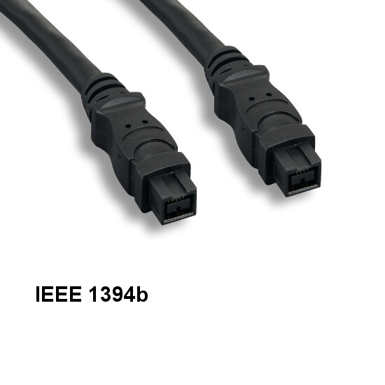Kentek 10ft IEEE-1394b 9 Pin to 9Pin Firewire Cable 800Mbps for PC SUN iLink DV