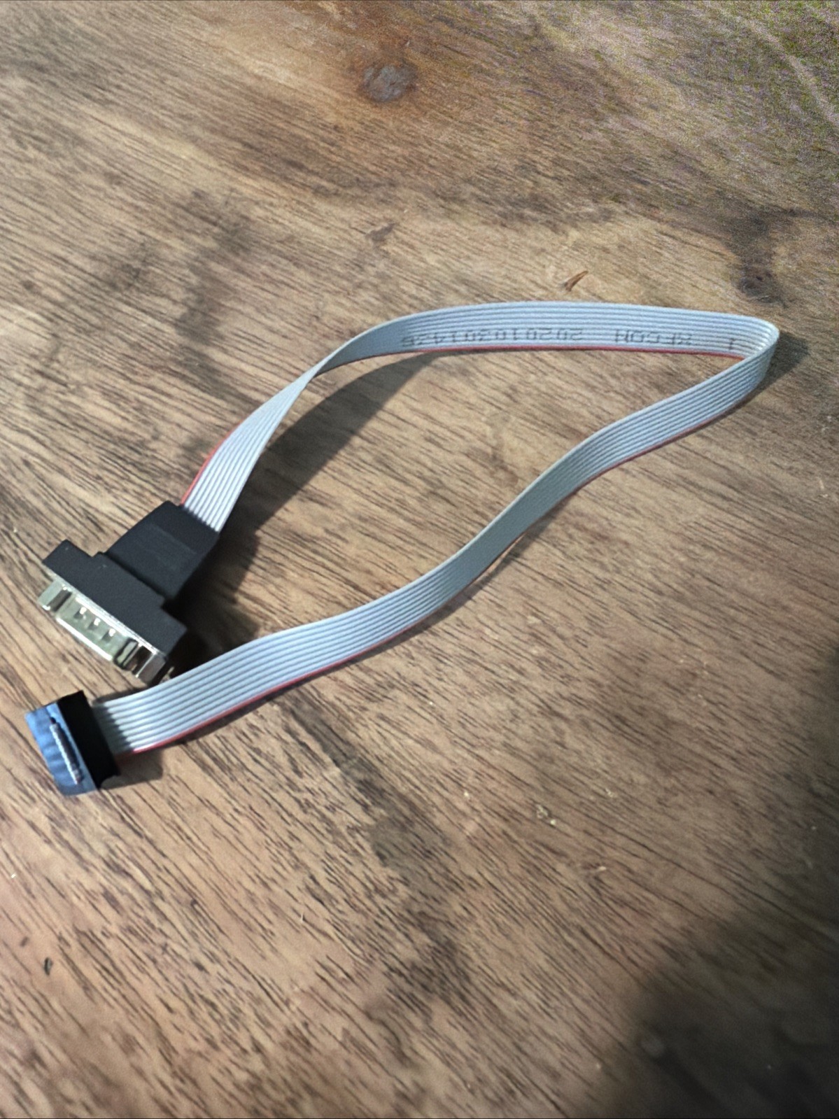 DB9M to IDC10 Serial COM Port Cable DTK RS232 No Bracket for PC Motherboard 12In