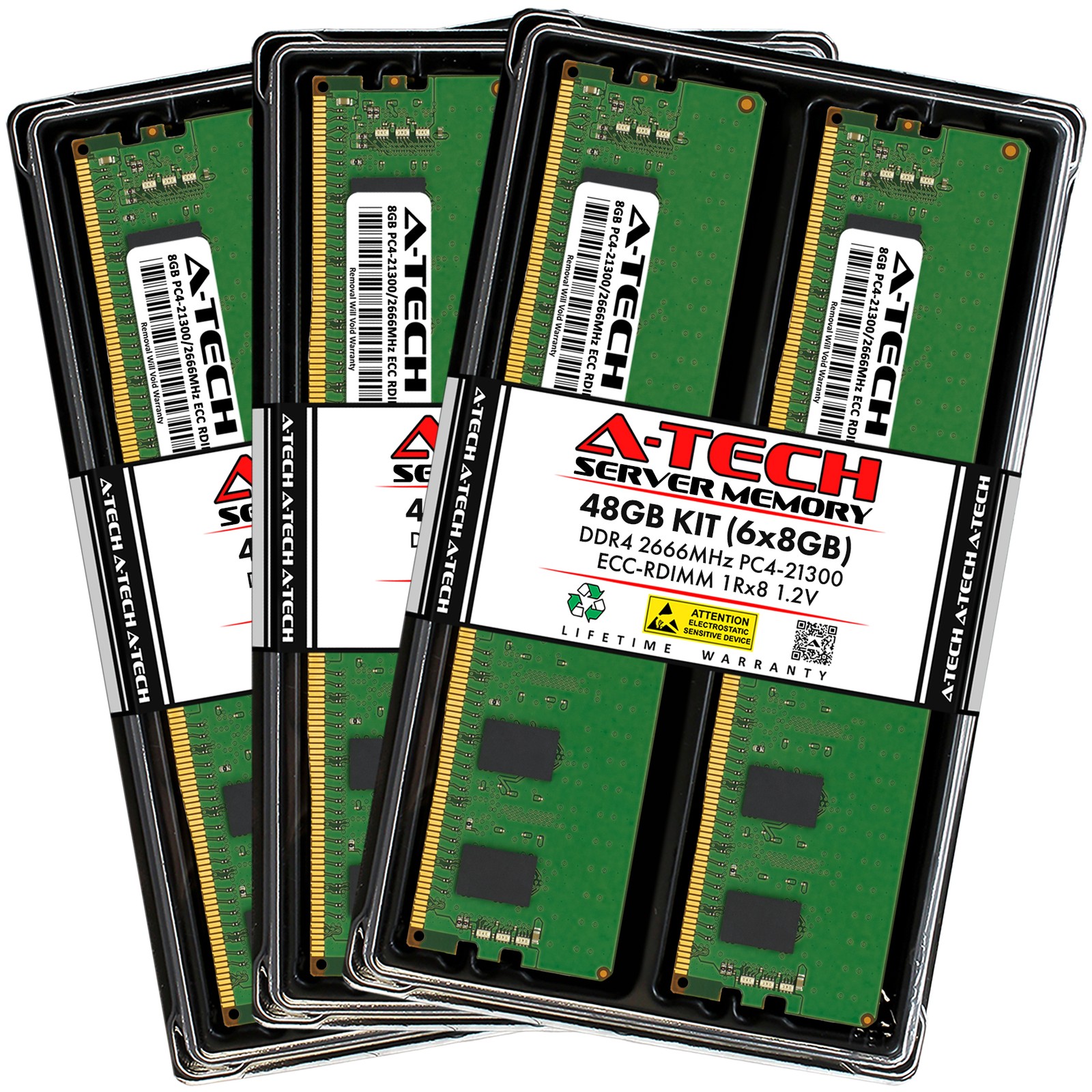 48GB 6x 8GB PC4-2666 RDIMM Lenovo ThinkSystem SR860 Memory RAM