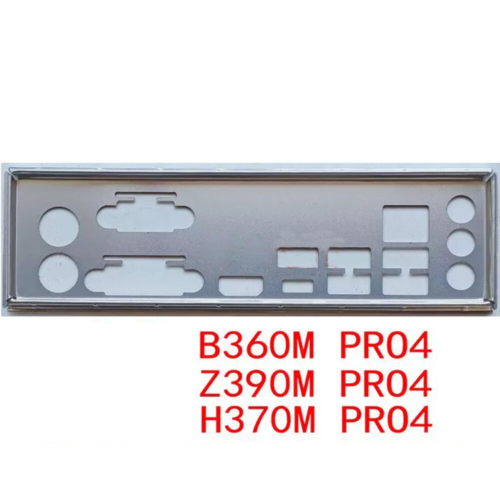 For ASRock H370M Pro4, B360M Pro4,Z390M Pro4 I/O Shield BackPlate Blende Bracket