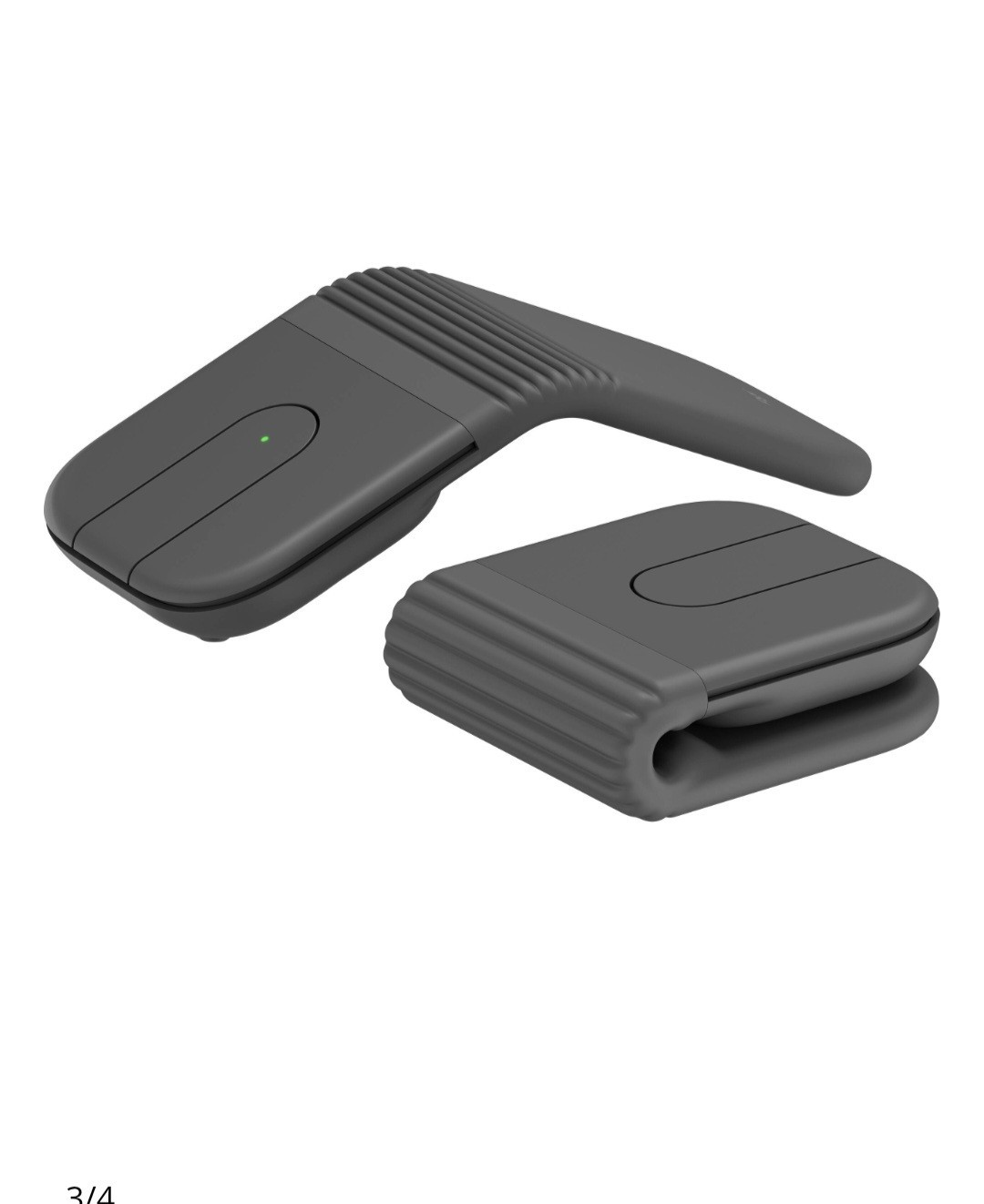 Logitech Mobi Fold  Wireless Bluetooth Mouse Graphite Portable 910-007601