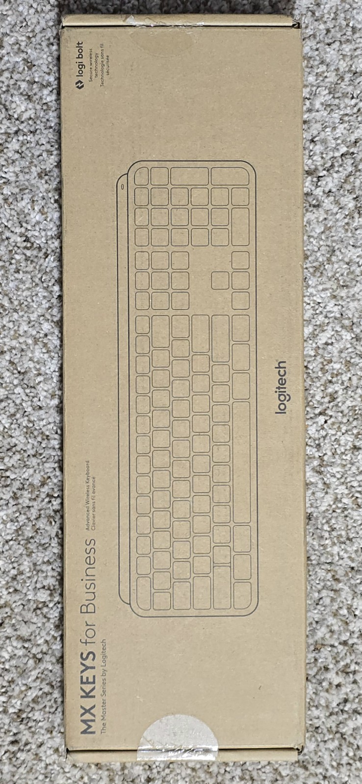 Logitech MX Keys Advanced Wireless Illuminated Keyboard for Business Graphite