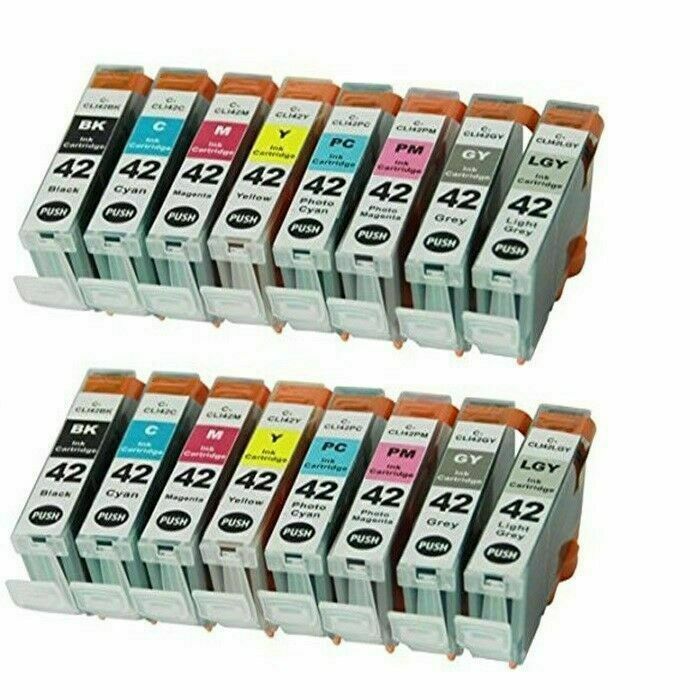 16 PK Ink Set Combo works for Canon CLI-42 CLI42 Pixma Pro-100 Printer