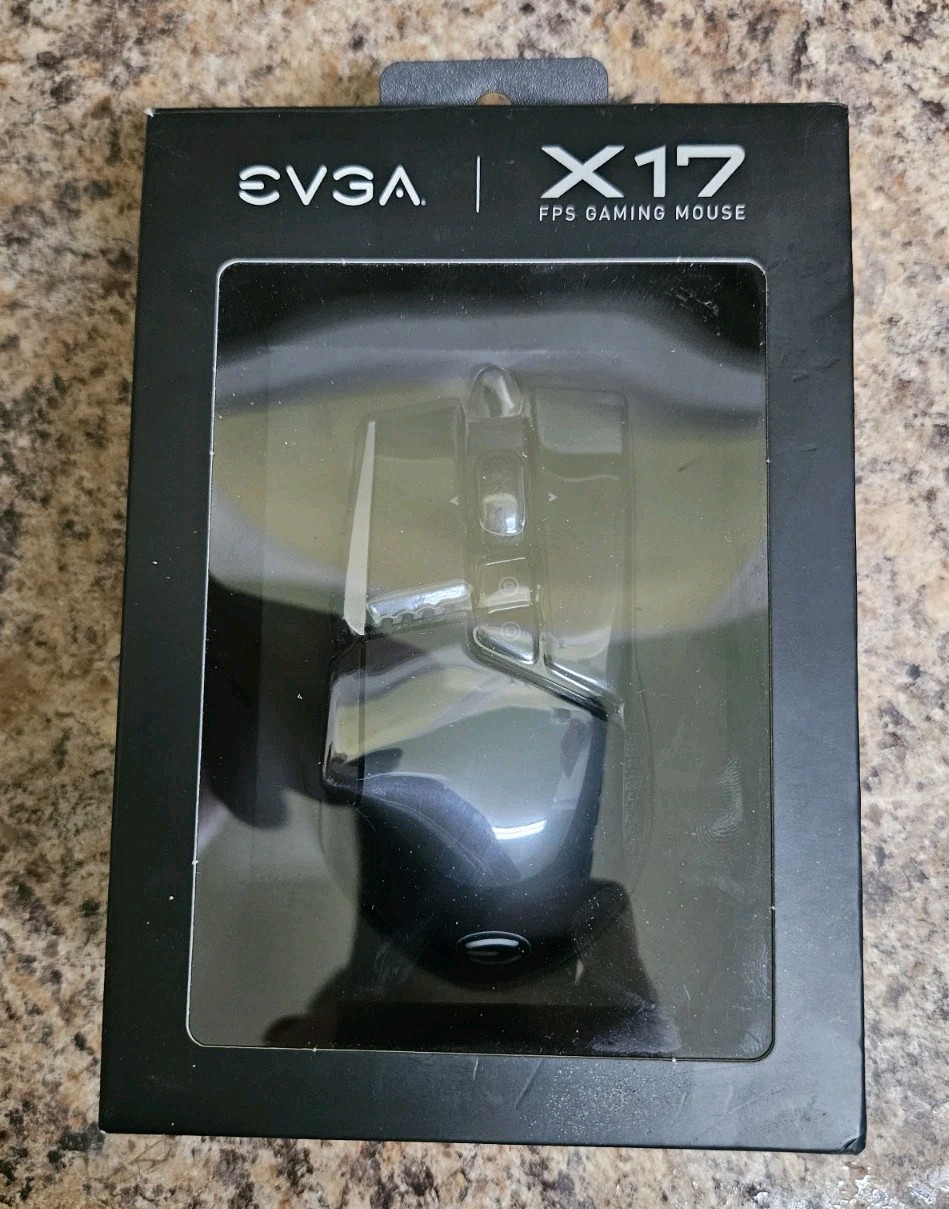 EVGA X17 FBS Gaming Wired Mouse 16000 DPI / 8K HZ High Speed USB  - Black
