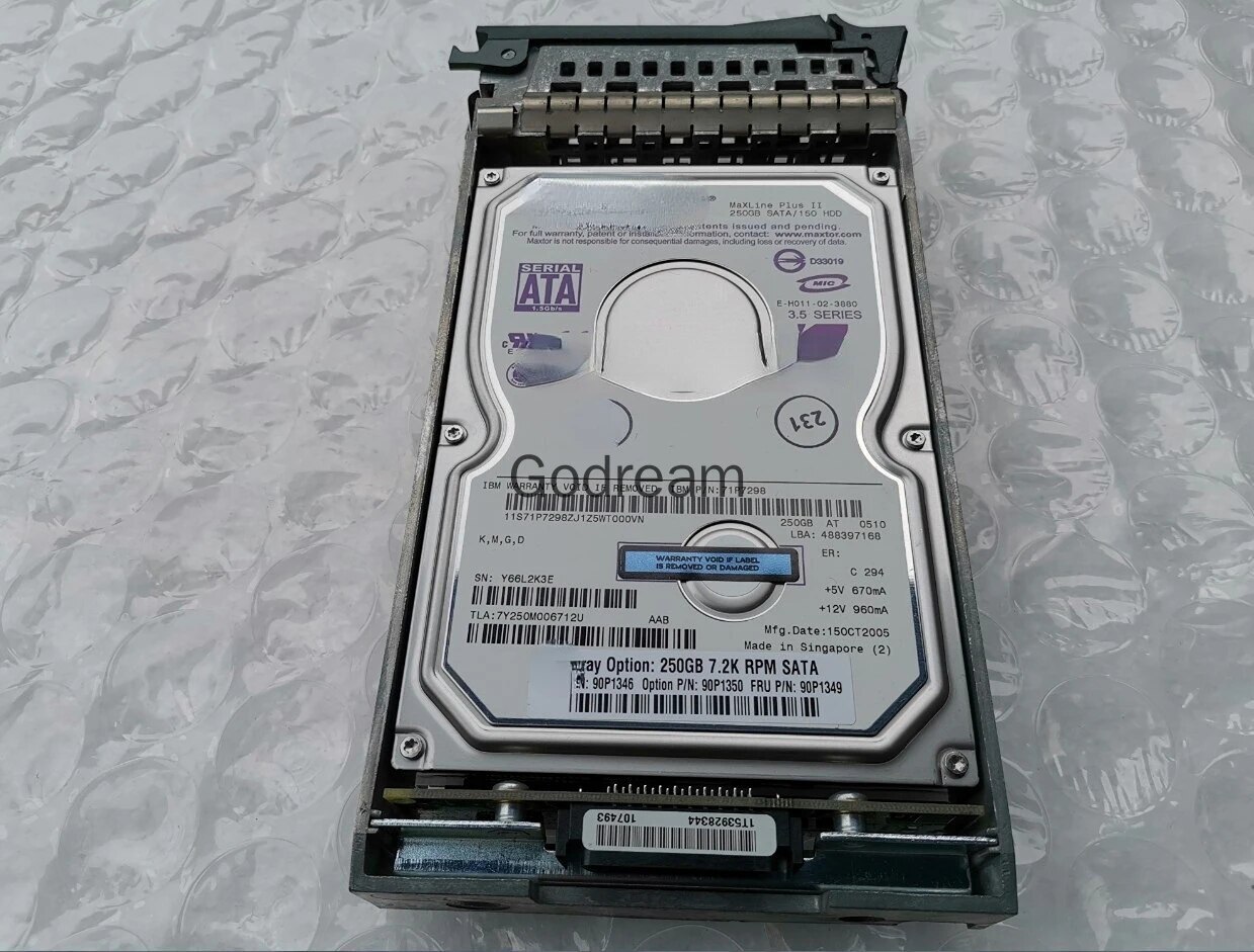 For IBM 4602 90P1346 90P1350 90P1349 250GB 7.2K SATA DS4100 hard disk
