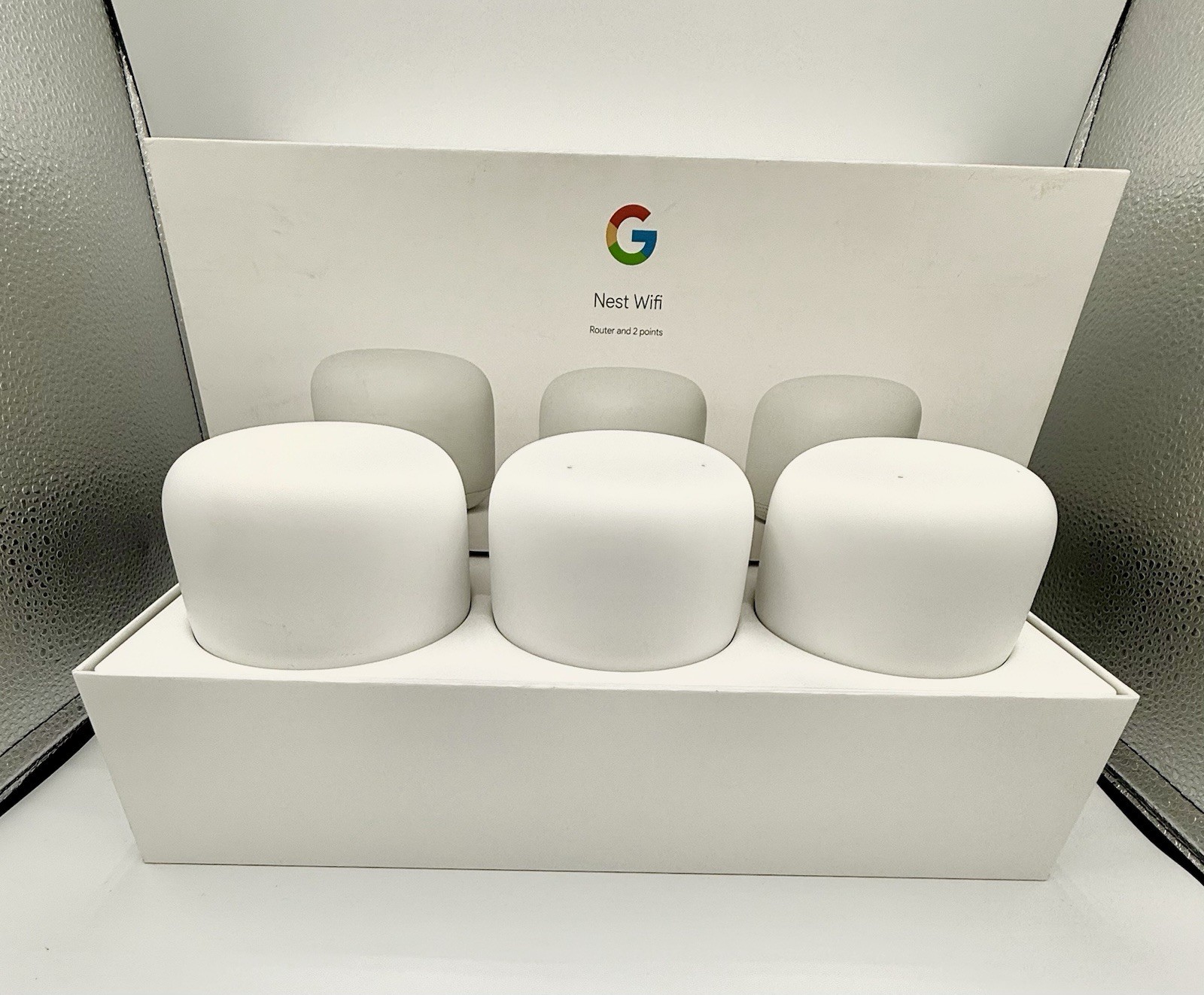 Nest Wifi Router and 2 Points Used Tested A+ condition Original Box Included 