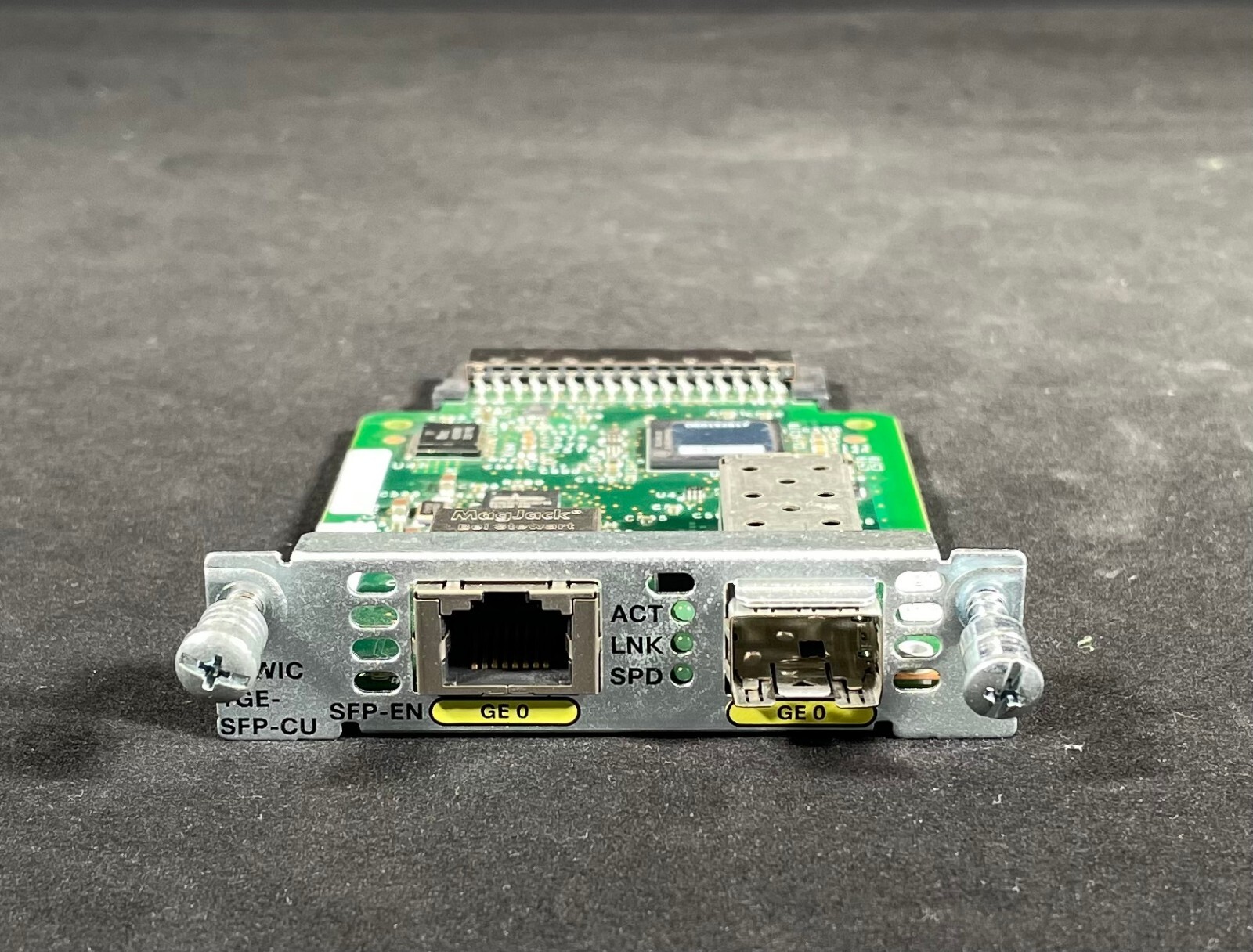 Cisco EHWIC-1GE-SFP-CU  1 Port Gigabit Enhanced Network Card-Same Day Shipping