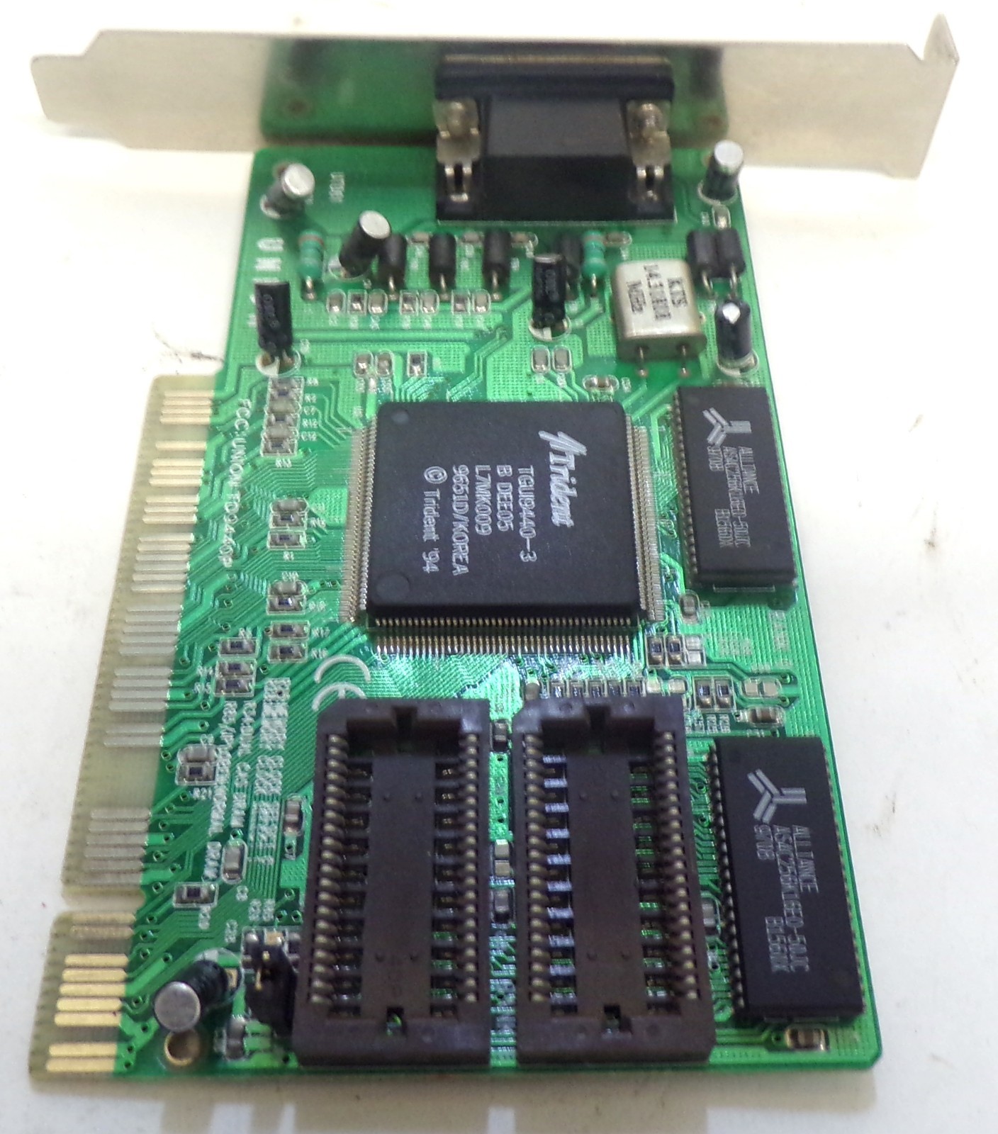 UNION PCI VIDEO CARD TD9440P, TRIDENT TGUI9440-3, 022497, B DEE05