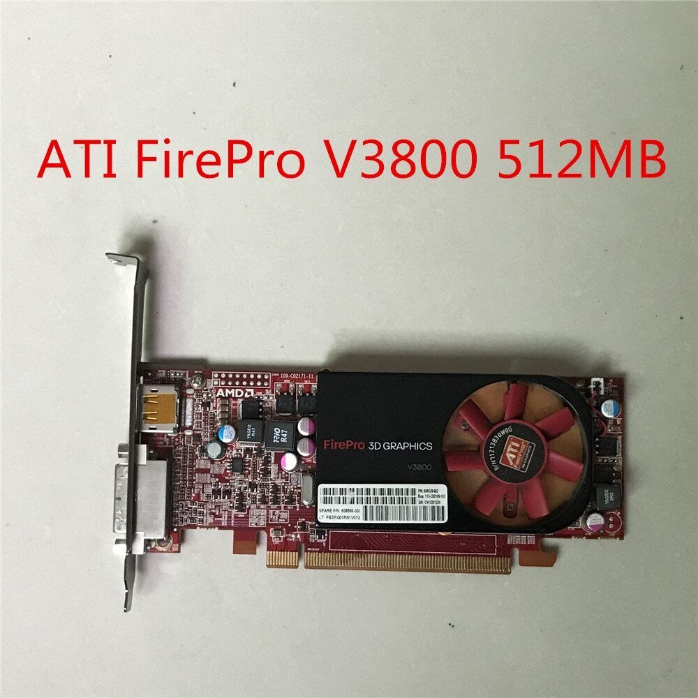 ATI FirePro V3800 512MB GDDR3 PCIE Video Card FIREPRO V3800 512MB DP-DVI 