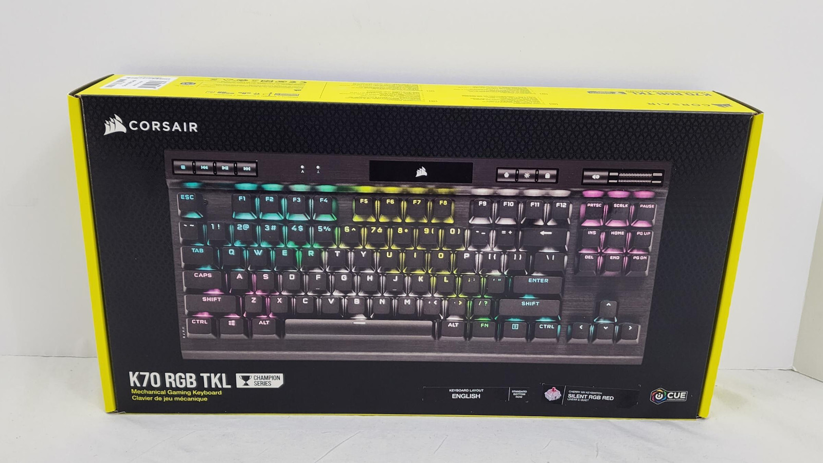 Corsair Champion Series Mechanical Keyboard (K70RGBTKL) - Black, Sealed