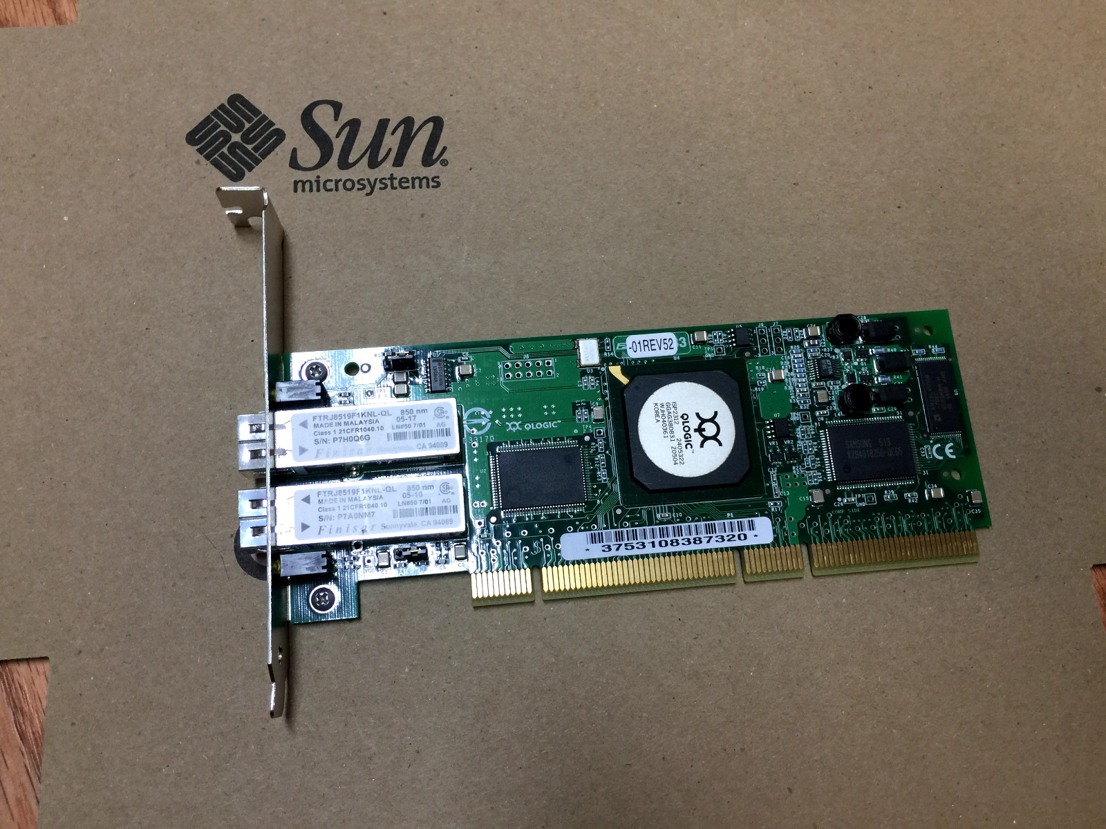 NEW, SUN 375-3108, SUN Dual 2GB FC-AL HBA PCI . SG-XPCI2FC-QF2 , X6768A, T-Pass