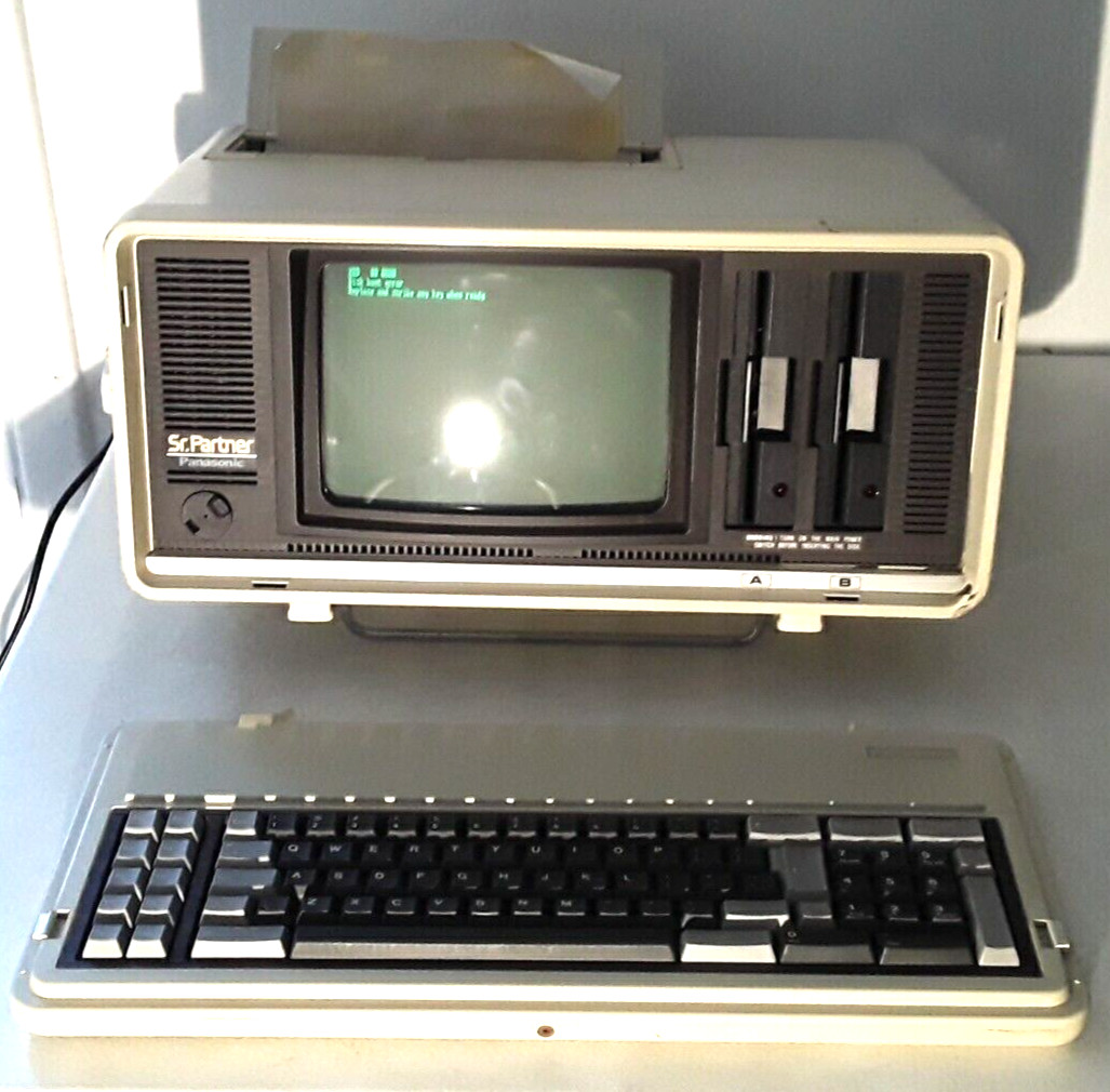 * WORKING 1982 Panasonic Sr. Partner RL-H7000W Portable IBM-PC Compatible System