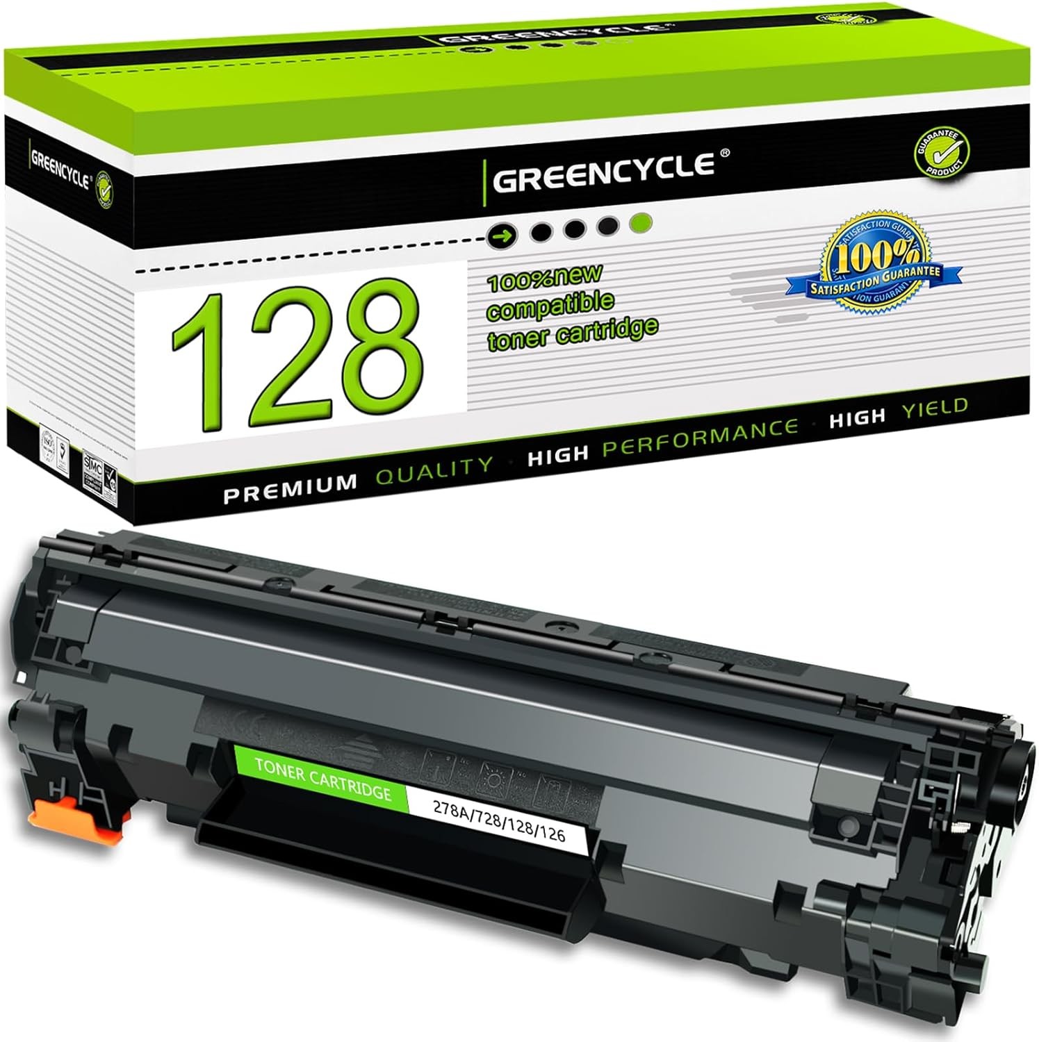 Compatible Canon 128 ImageClass MF4880dw MF4770n D550 D530 Black Toner CRG128