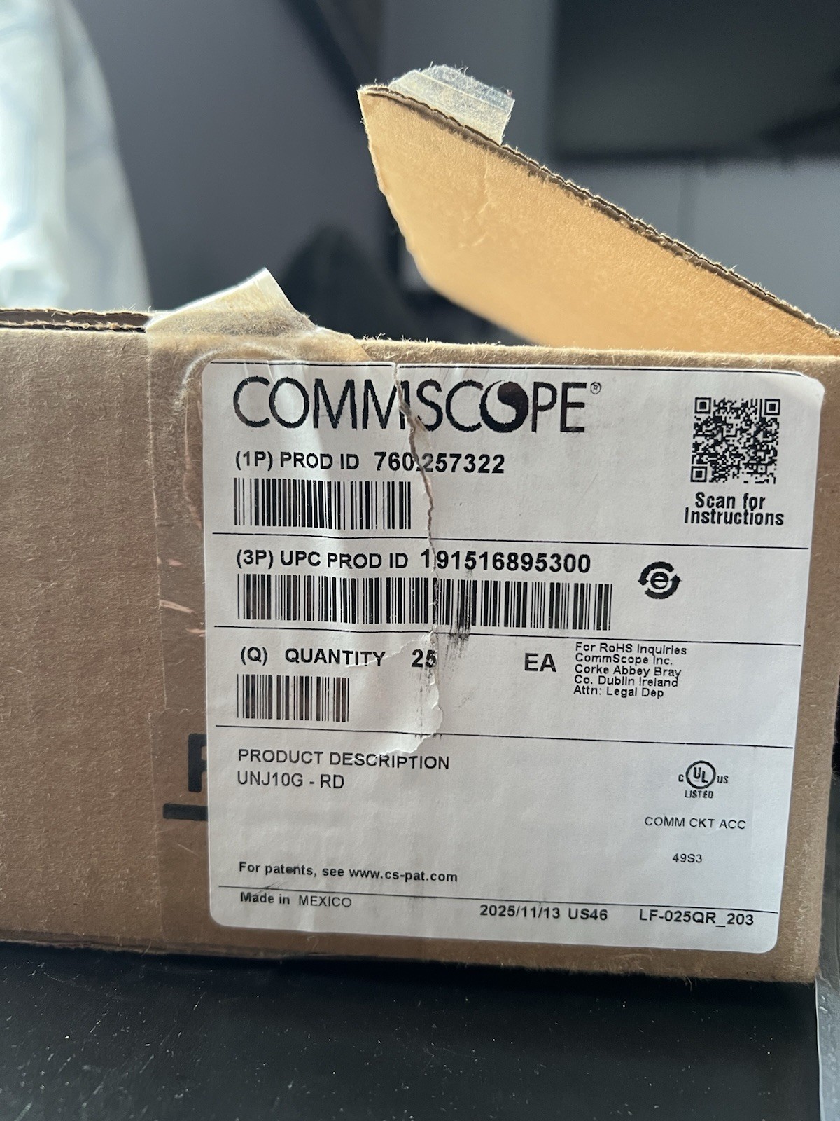 Commscope Unj10G Rd