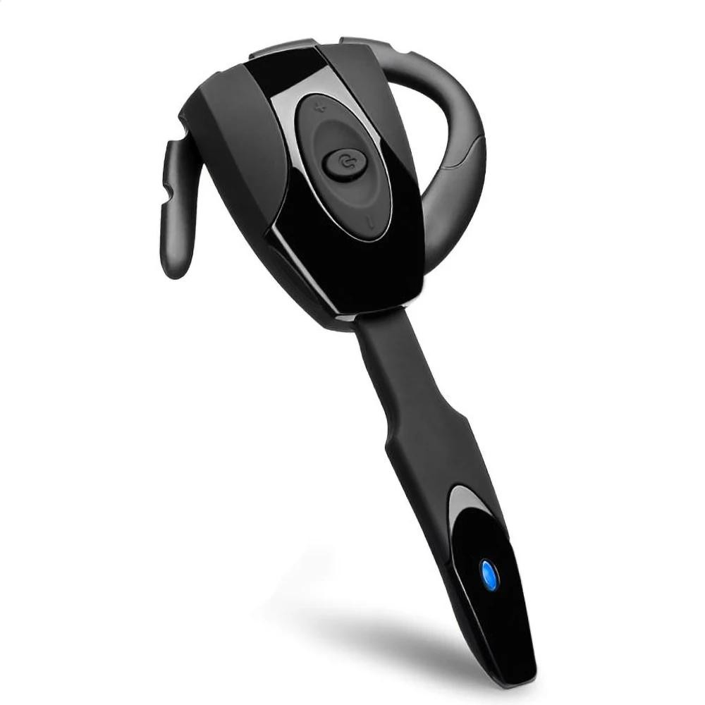 Bluetooth Wireless Earpiece Mic Noise Cancelling Phone Trucker Headset Earphone