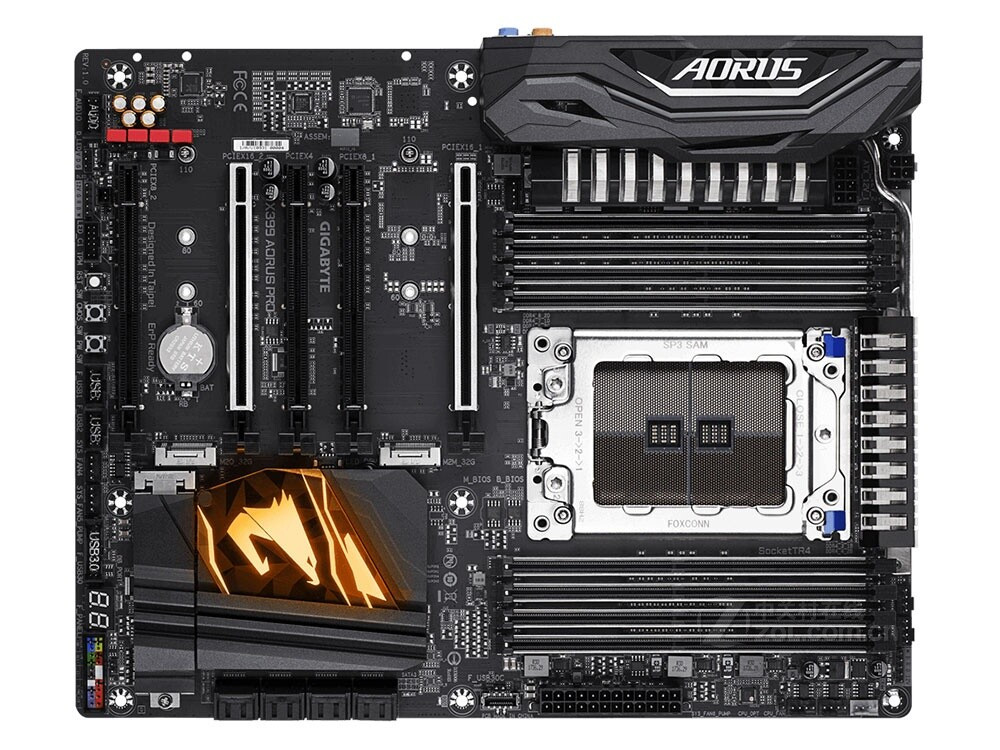 For GIGABYTE X399 AORUS PRO Motherboard DDR4 3×M.2 8×SATAIII ATX/