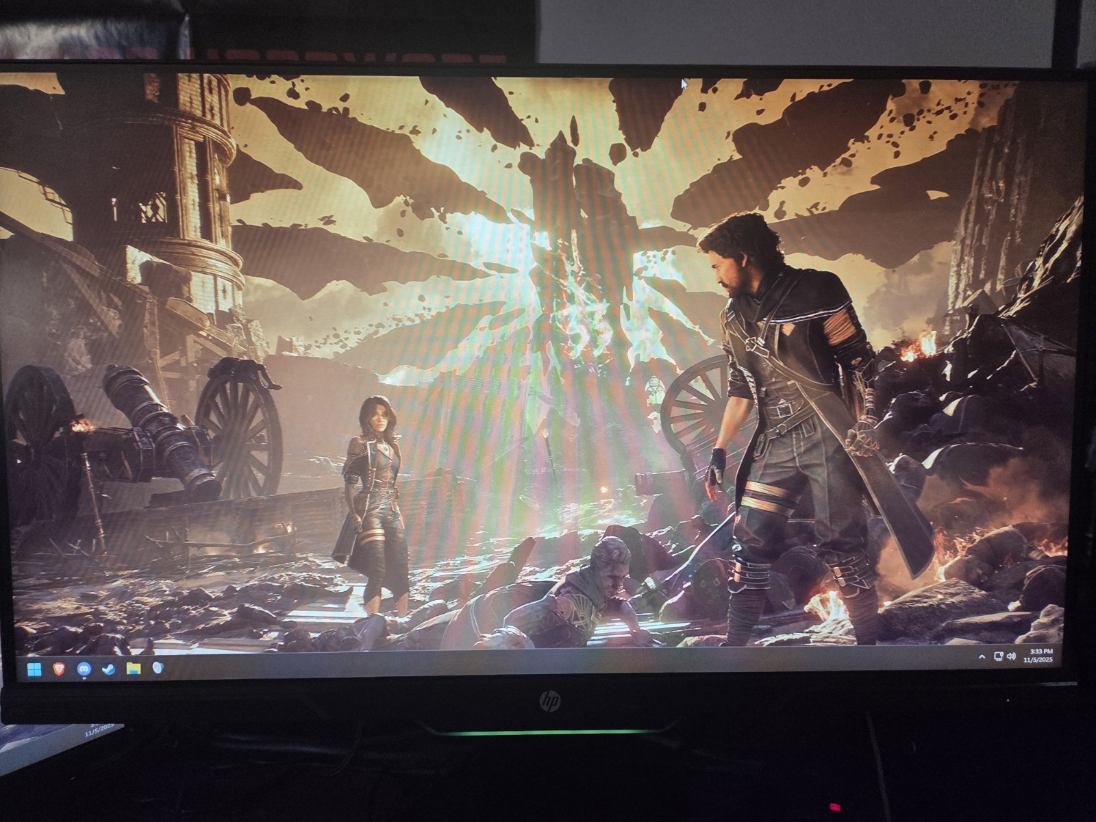 HP 25x 24.5" Full HD LED Gaming Monitor 144Hz 1ms HDMI DisplayPort 3WL50AA