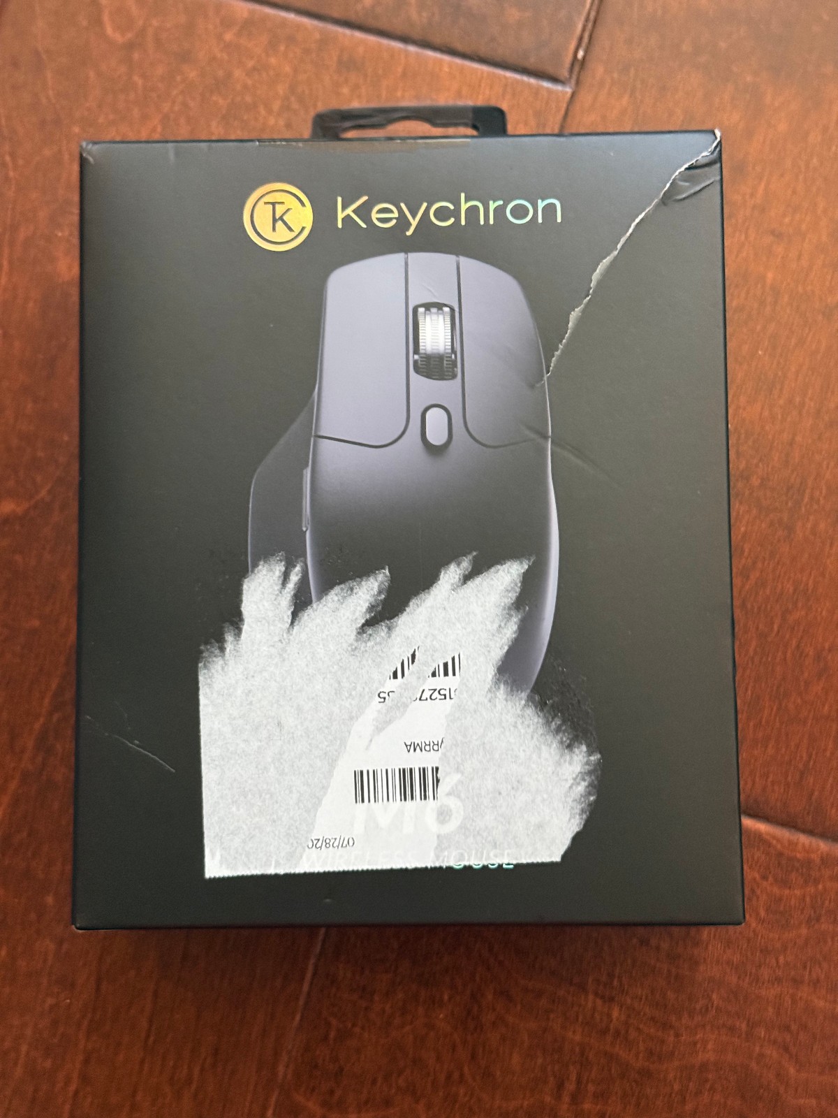 Keychron M6 Wireless Gaming Optical Mouse / Ultra Silence / Black