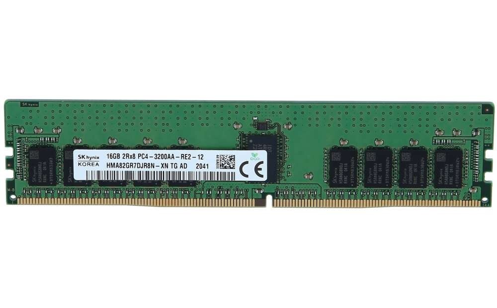 SK HYNIX 16GB DDR4 3200 ECC REG 2Rx8 SERVER MODULE HMA82GR7DJR8N-XN
