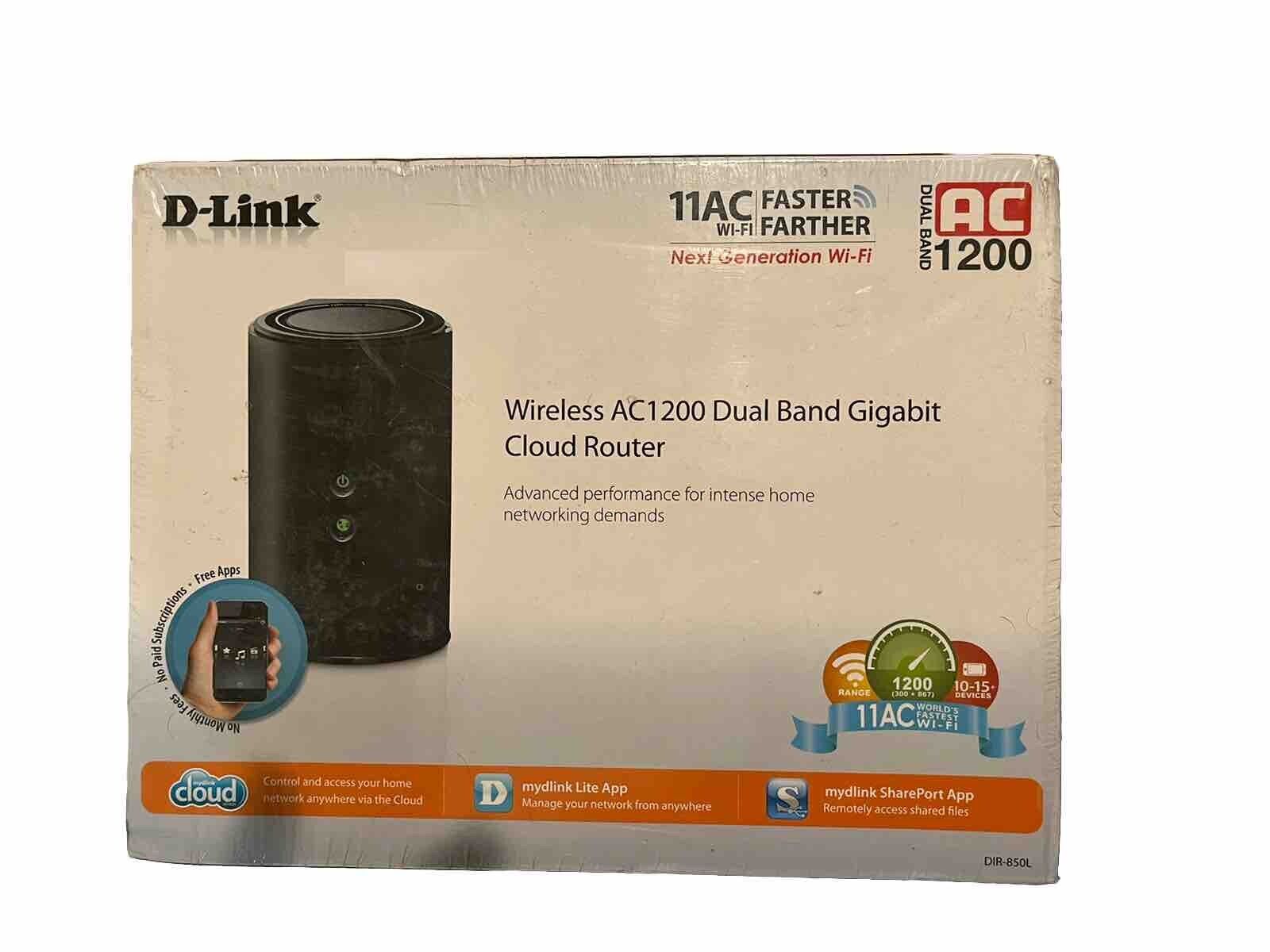D-Link AC1200 Wireless Wifi Dual Band Gigabit Cloud Router 11AC Nex Gen WiFi HD
