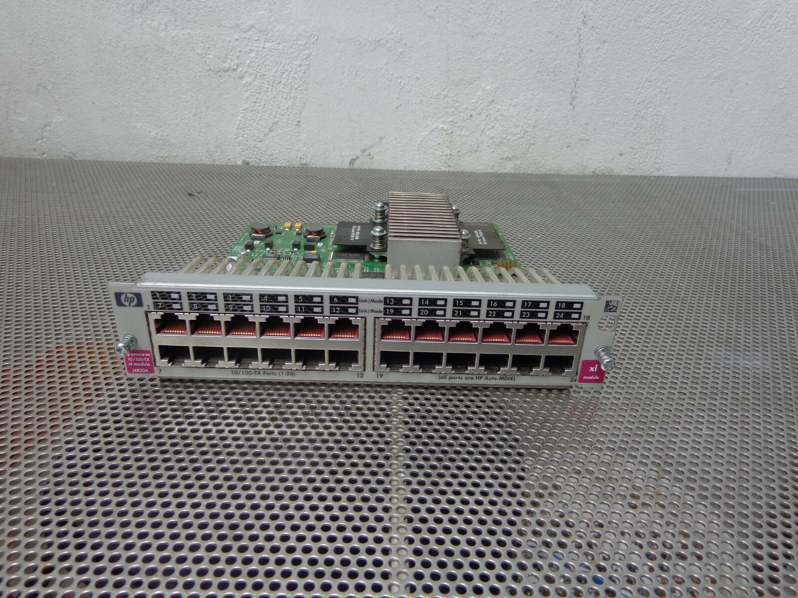 HP Procurve 5308xl J4820A XL 24 port Switch Module Network 10/100 TX