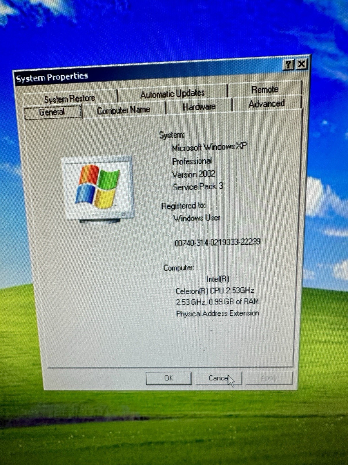 Vintage Windows XP Pro SFF Desktop PC Tower BUNDLE - Incl HP PS/2 Keyboard