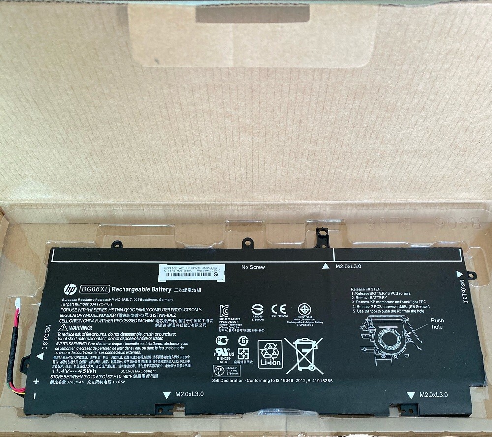 Genuine BG06XL Battery For HP EliteBook 1040 G3 Series 804175-181 805096-005 OEM