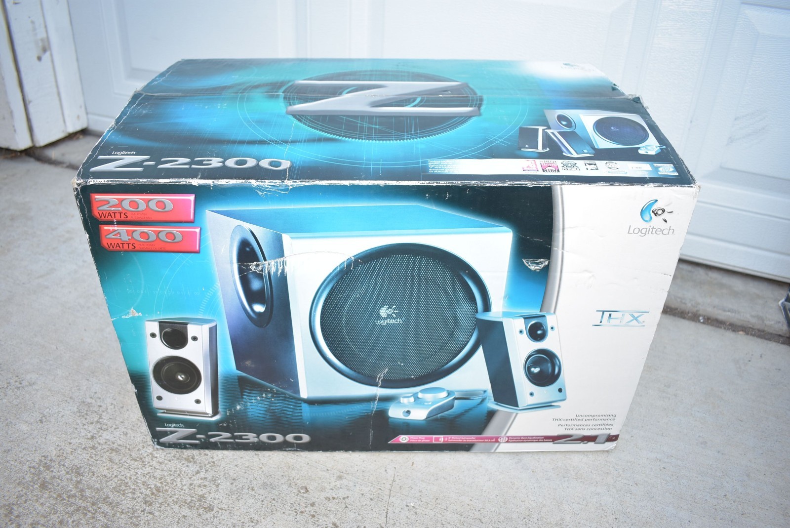 LOGITECH Z-2300 THX 2.1 CHANNEL MULTIMEDIA PC SPEAKER SYSTEM 200W-NEW