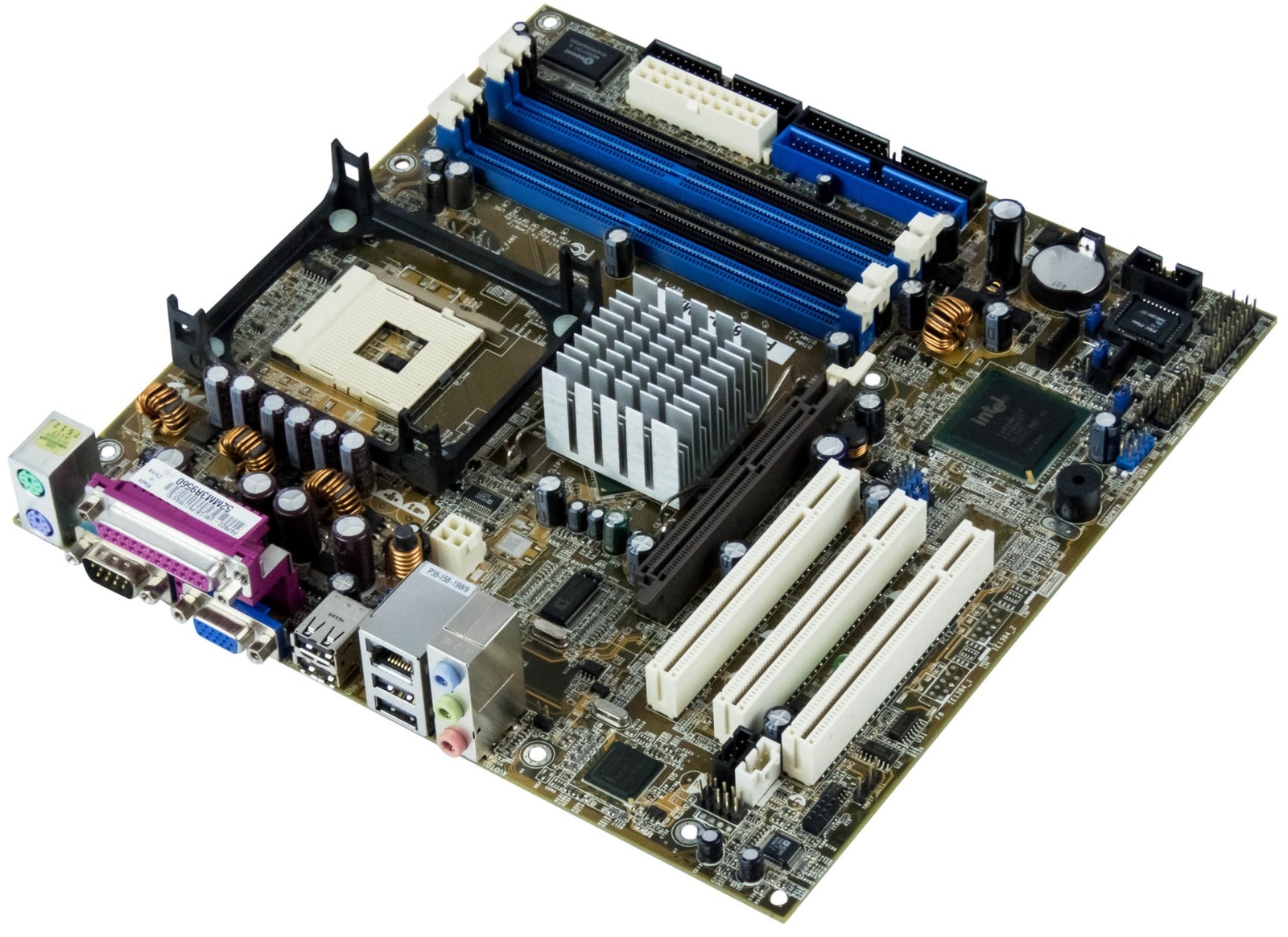 ASUS P4P800-VM/S SOCKET 478 4x DDR AGP 3x PCI G32904-H17-A28