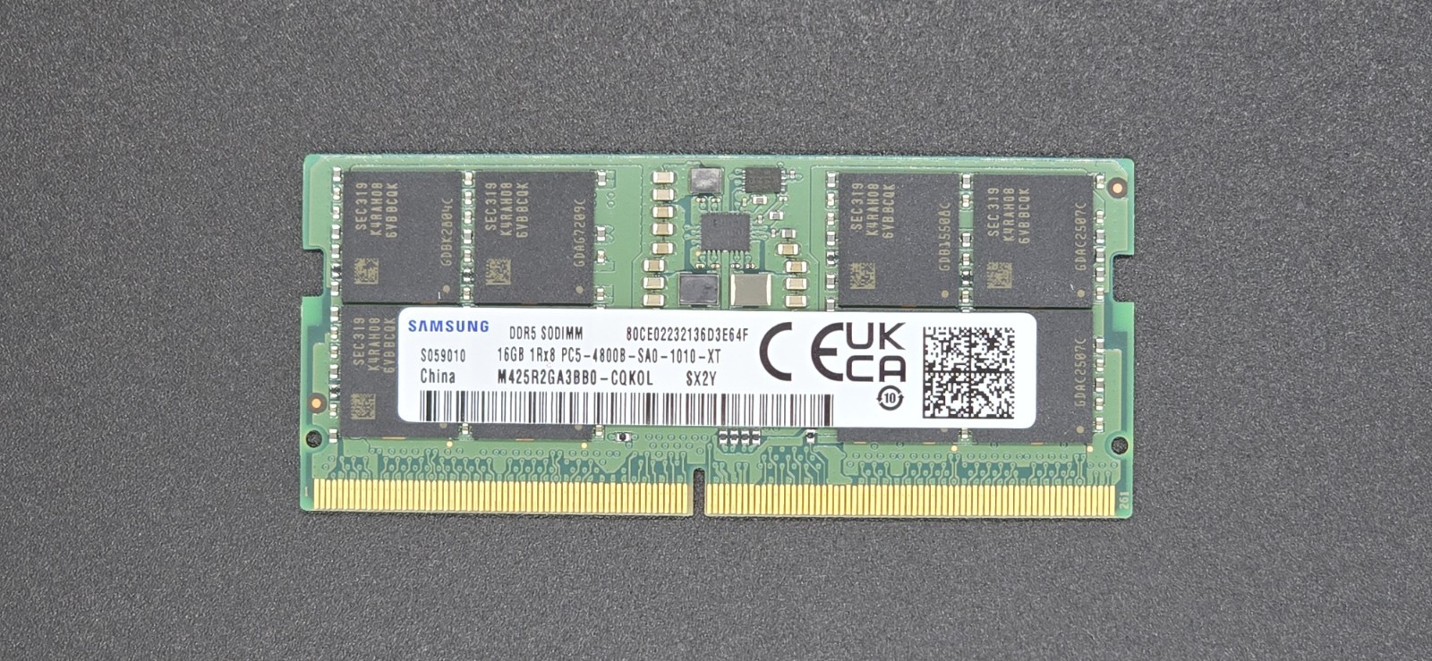 Samsung 32GB (2X16GB) DDR5  PC5-4800B SODIMM Memory Ram M425R2GA3BB0-CQKOL