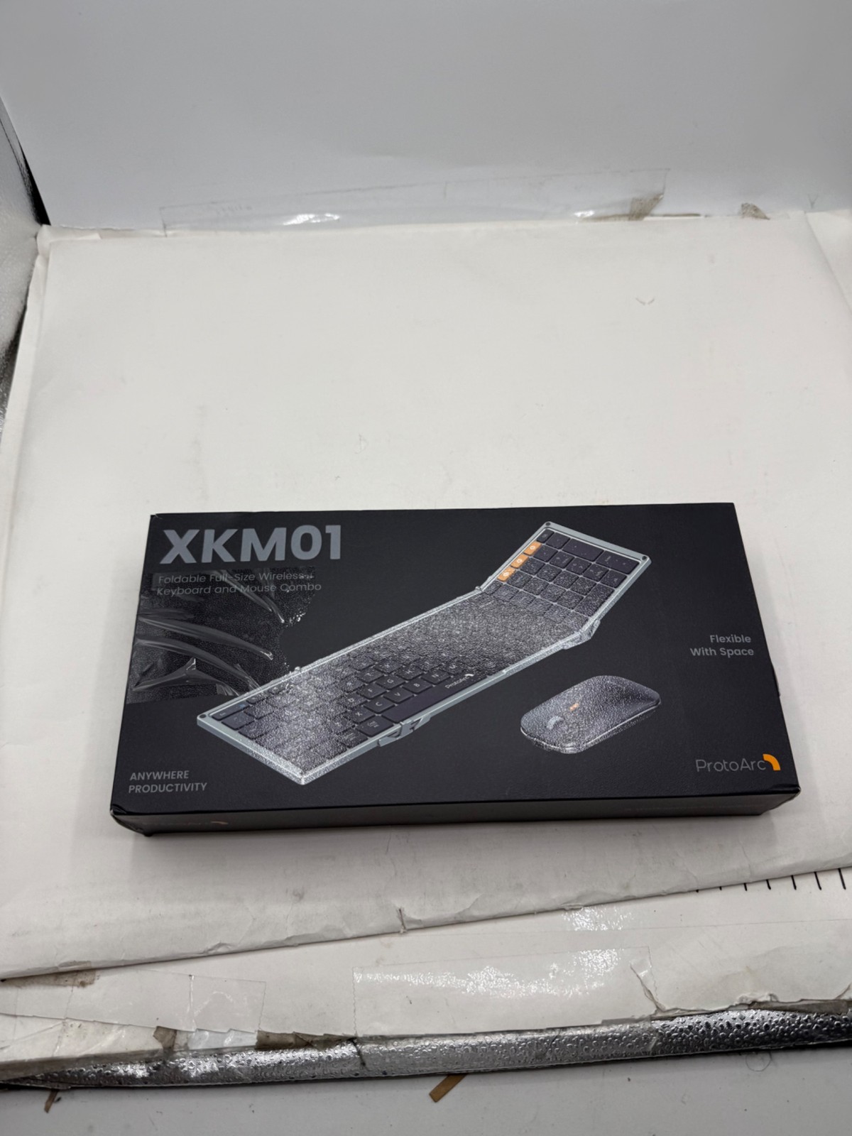 ProtoArc XKM01 Foldable Full-Size Wireless Keyboard and Mouse Comb *01*