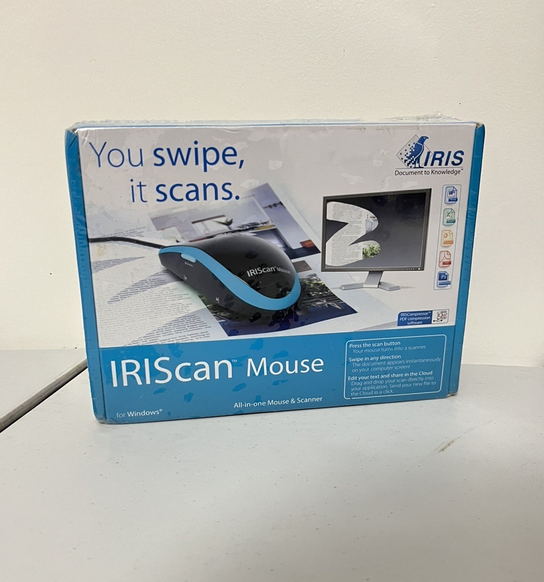IRIScan Mouse All-In-One Scanner for Windows & Mouse 457885 NIB BRAND NEW SEALED
