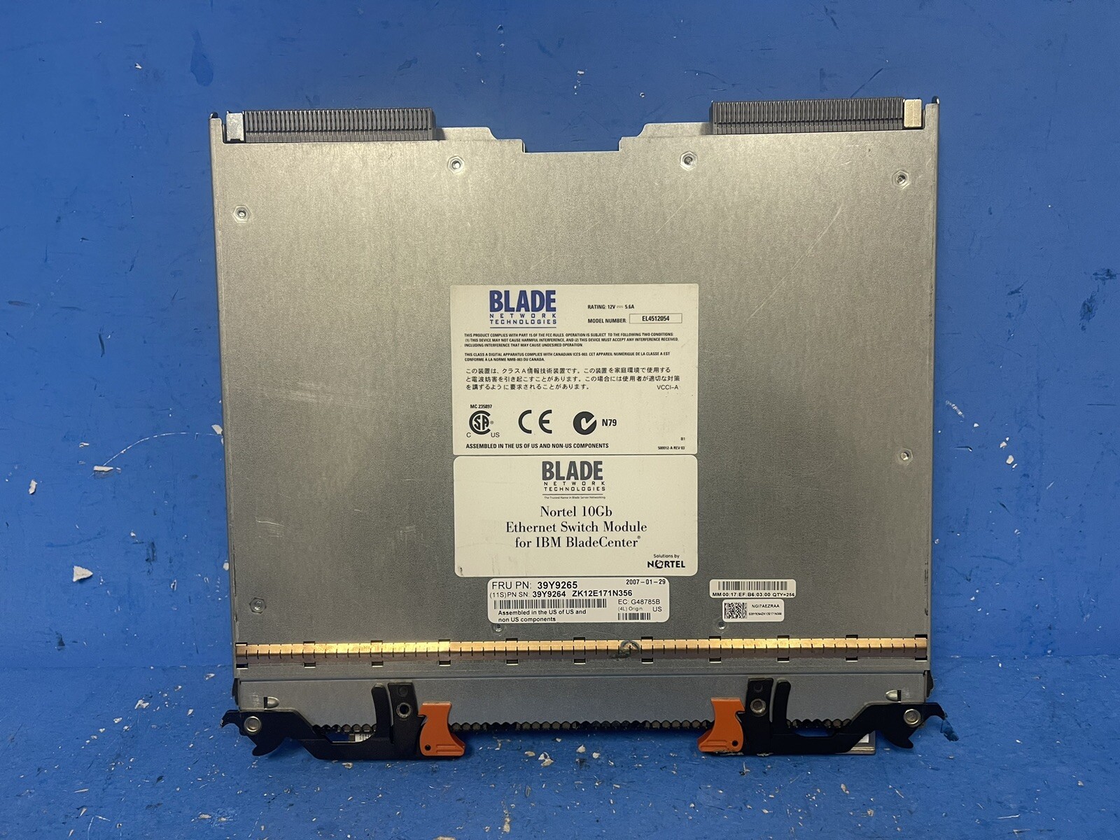 IBM BladeCenter Nortel 10Gb Ethernet Switch Module  39Y9265  39Y9264 |