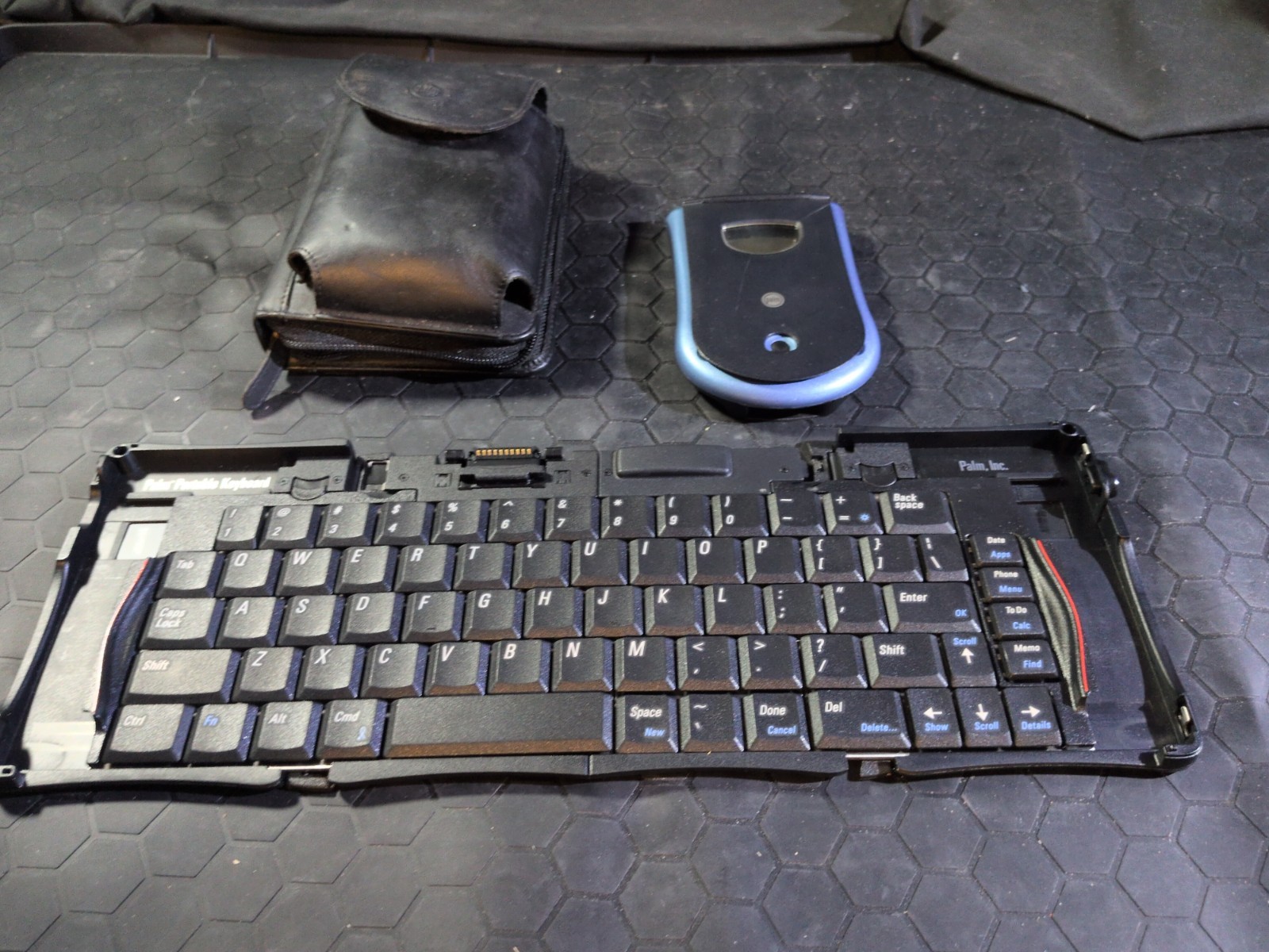 Palm Portable Keyboard (Working) w/ Case & Palm M105 (Parts)