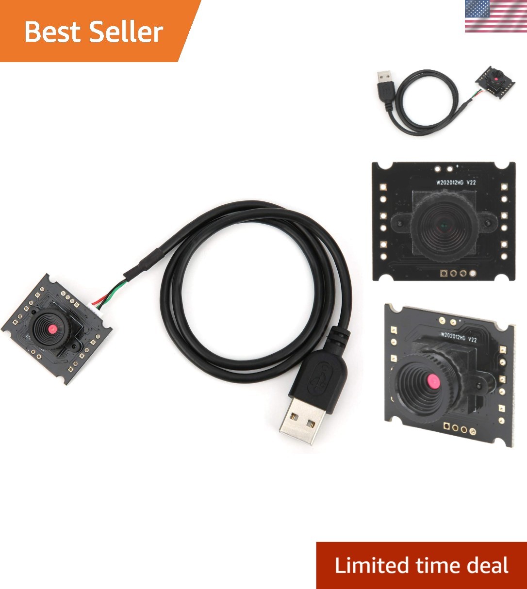 Versatile USB Mini Webcam with Infrared Features for Clear Low-Light Recording