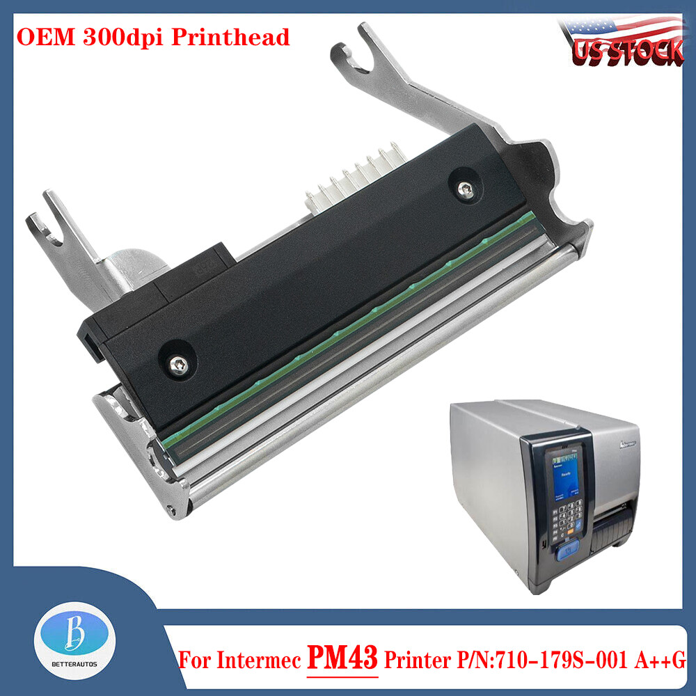 OEM 300dpi Printhead For Intermec PM43 Printer P/N:710-179S-001 A++G