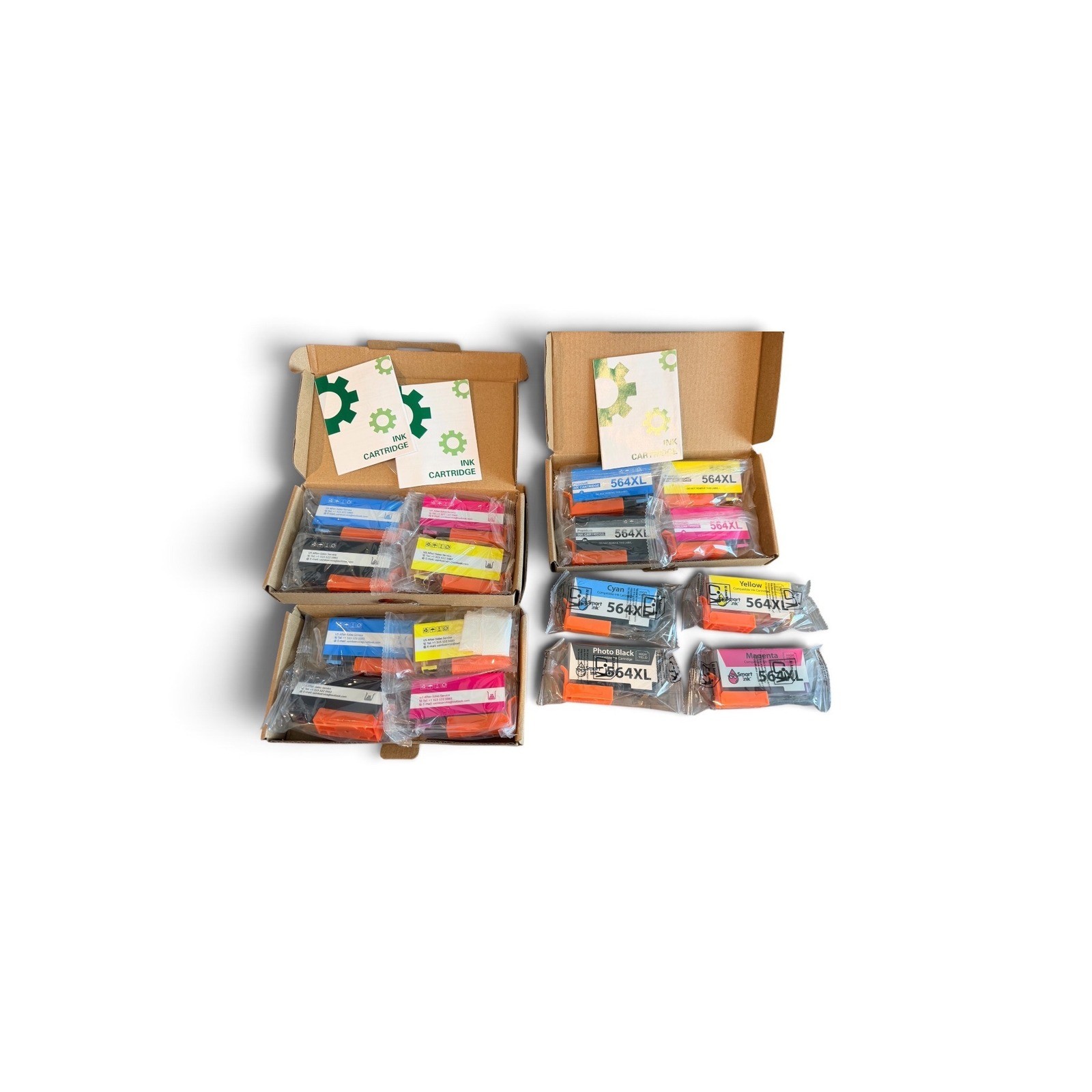 Smart Ink 564XL Compatible Ink Cartridges High Yield Lot Black Cyan Magenta CMYK