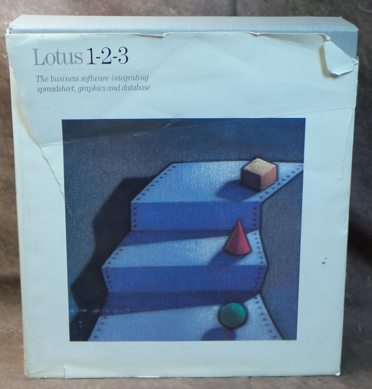 Vintage LOTUS 1-2-3 Software 5.25" Floppies 1983 Computer Spreadsheet DOS PC