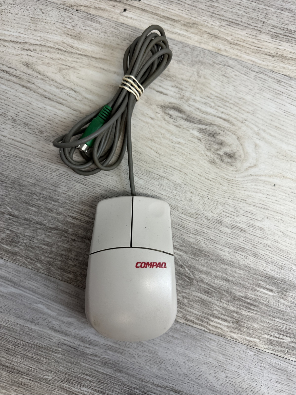 Vintage Compaq PS/2 Ball Mouse MUS9J N Two Button Vintage Retro  s5