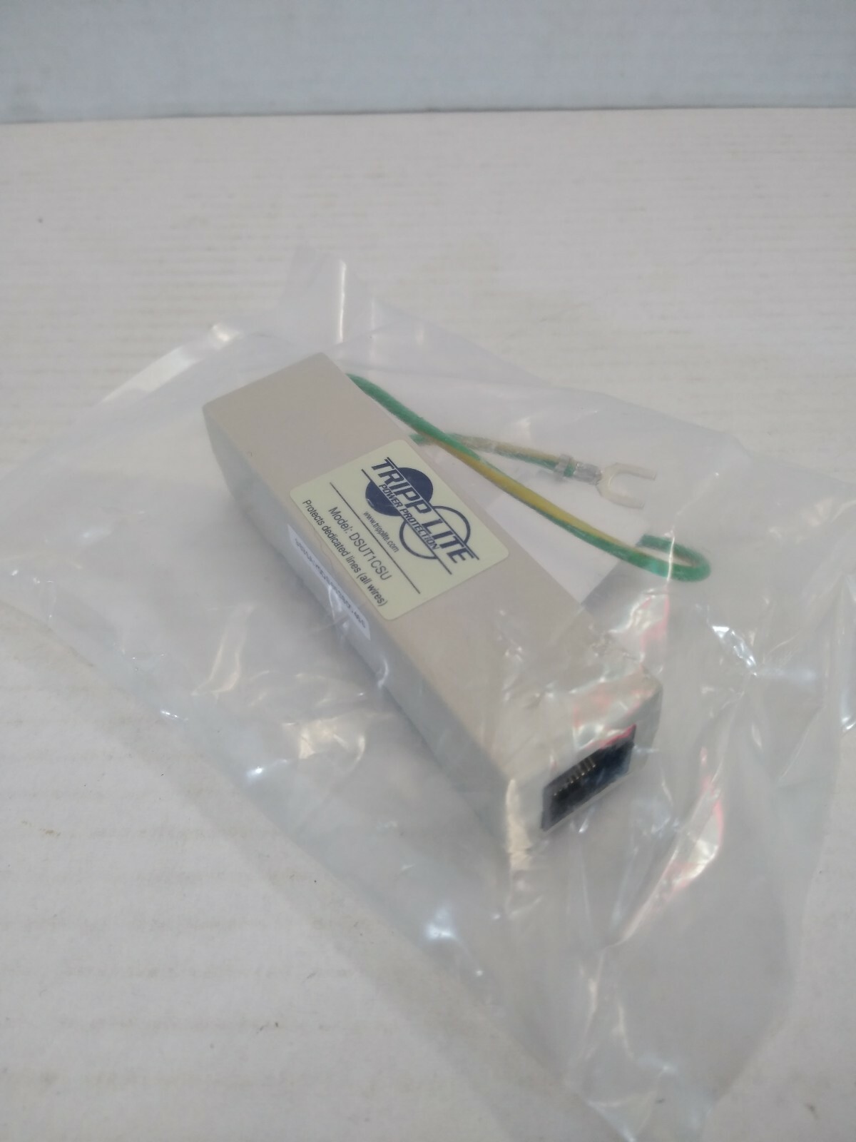 Tripp Lite DSUT1CSU Network Surge Inline Protector For T1/ISDN  RJ11/45/48